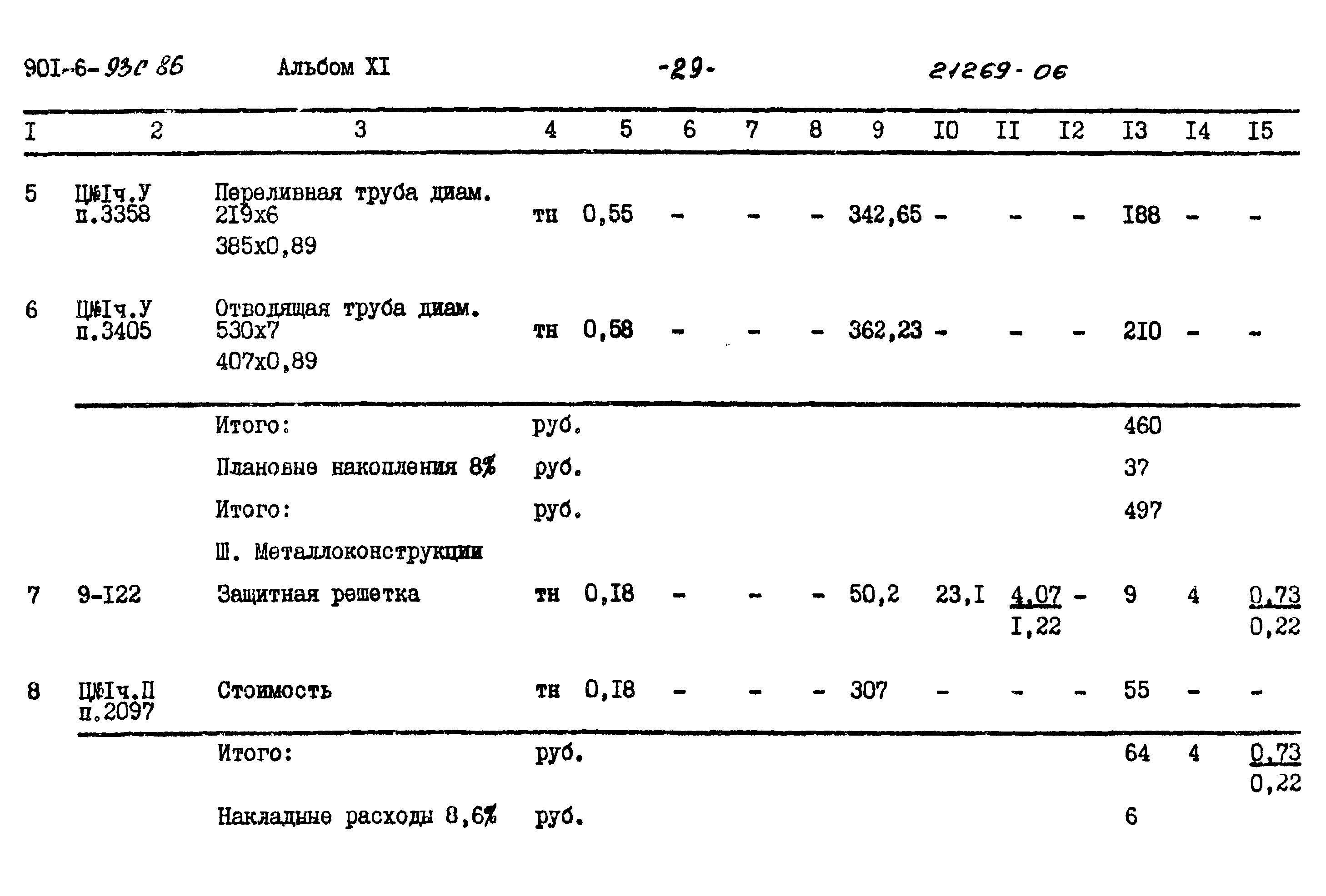 Типовой проект 901-6-93с.86