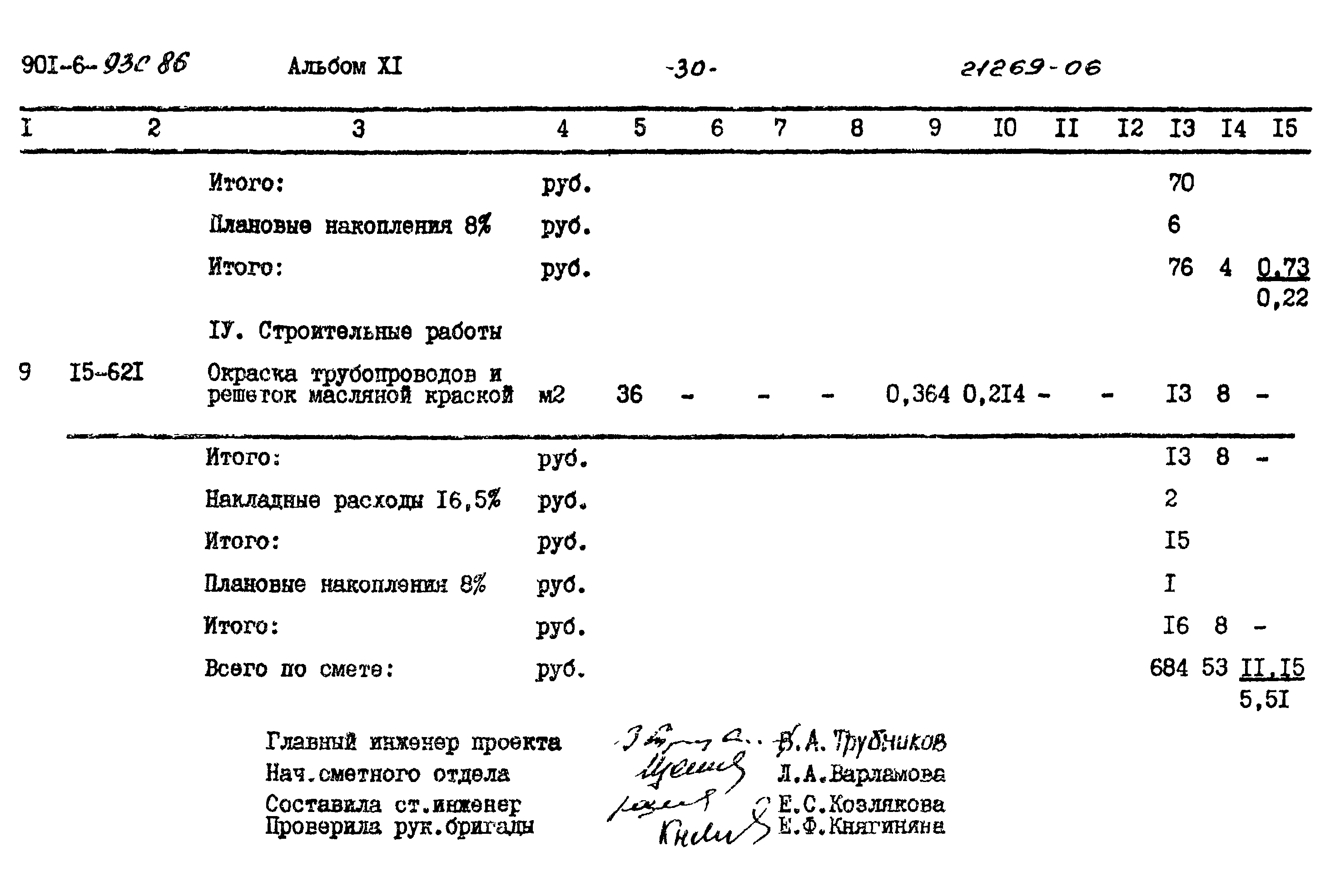 Типовой проект 901-6-93с.86