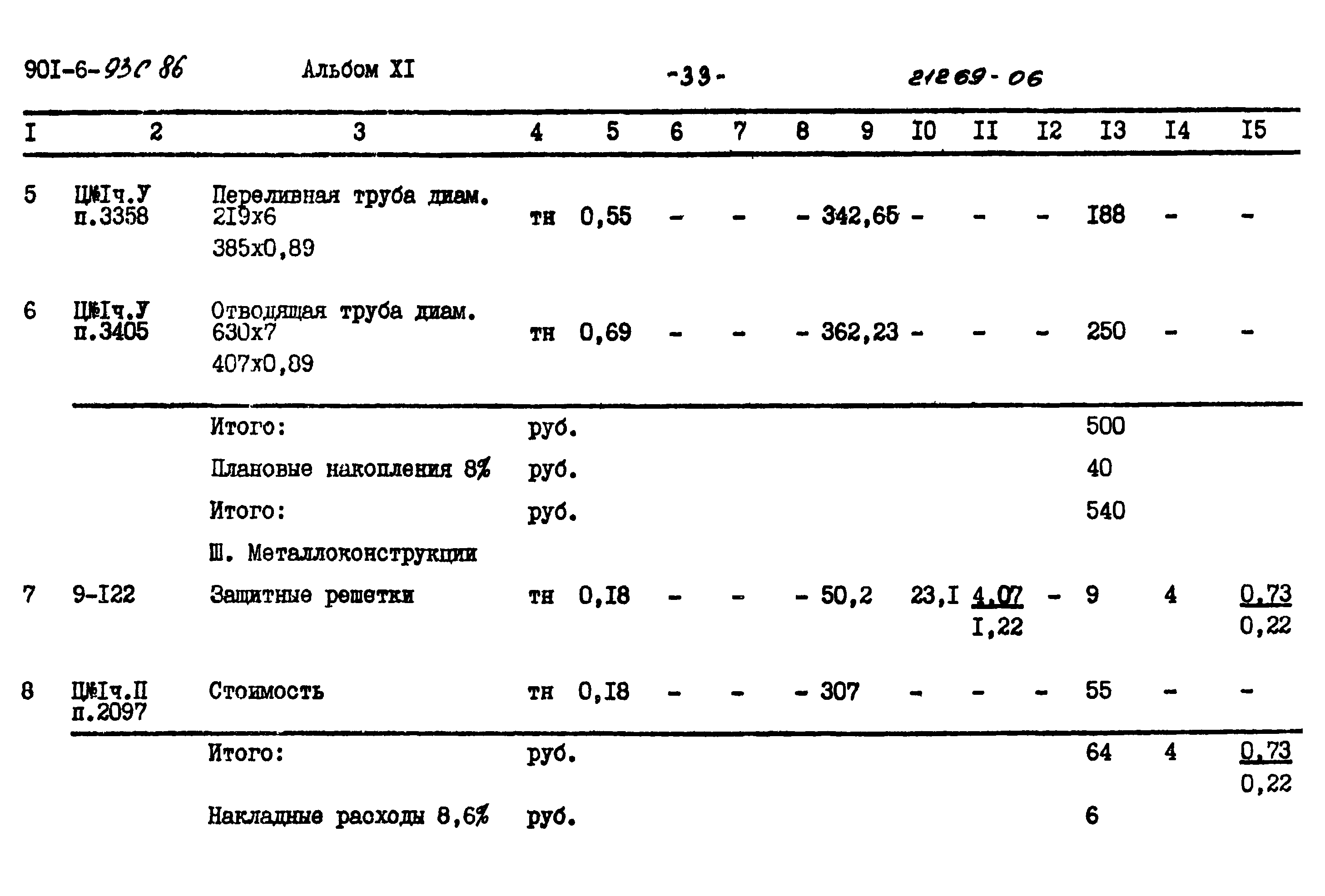 Типовой проект 901-6-93с.86