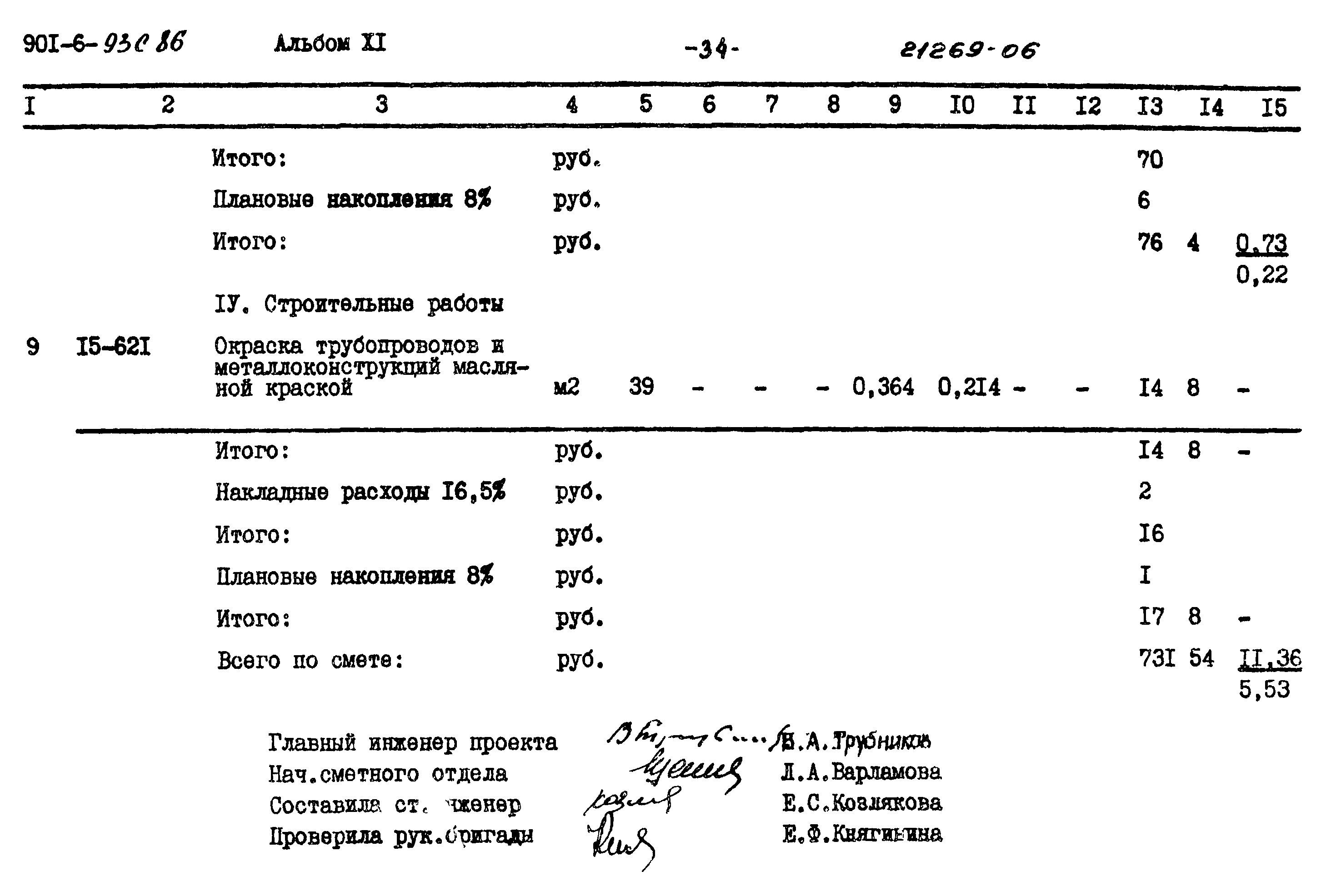 Типовой проект 901-6-93с.86