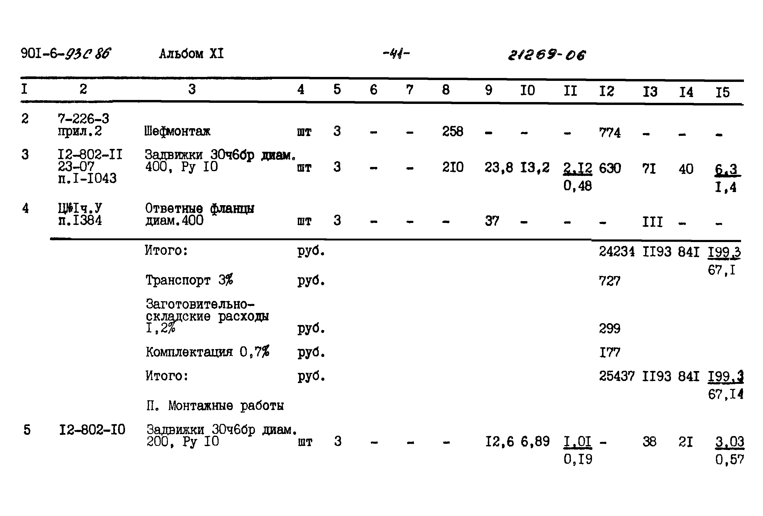 Типовой проект 901-6-93с.86