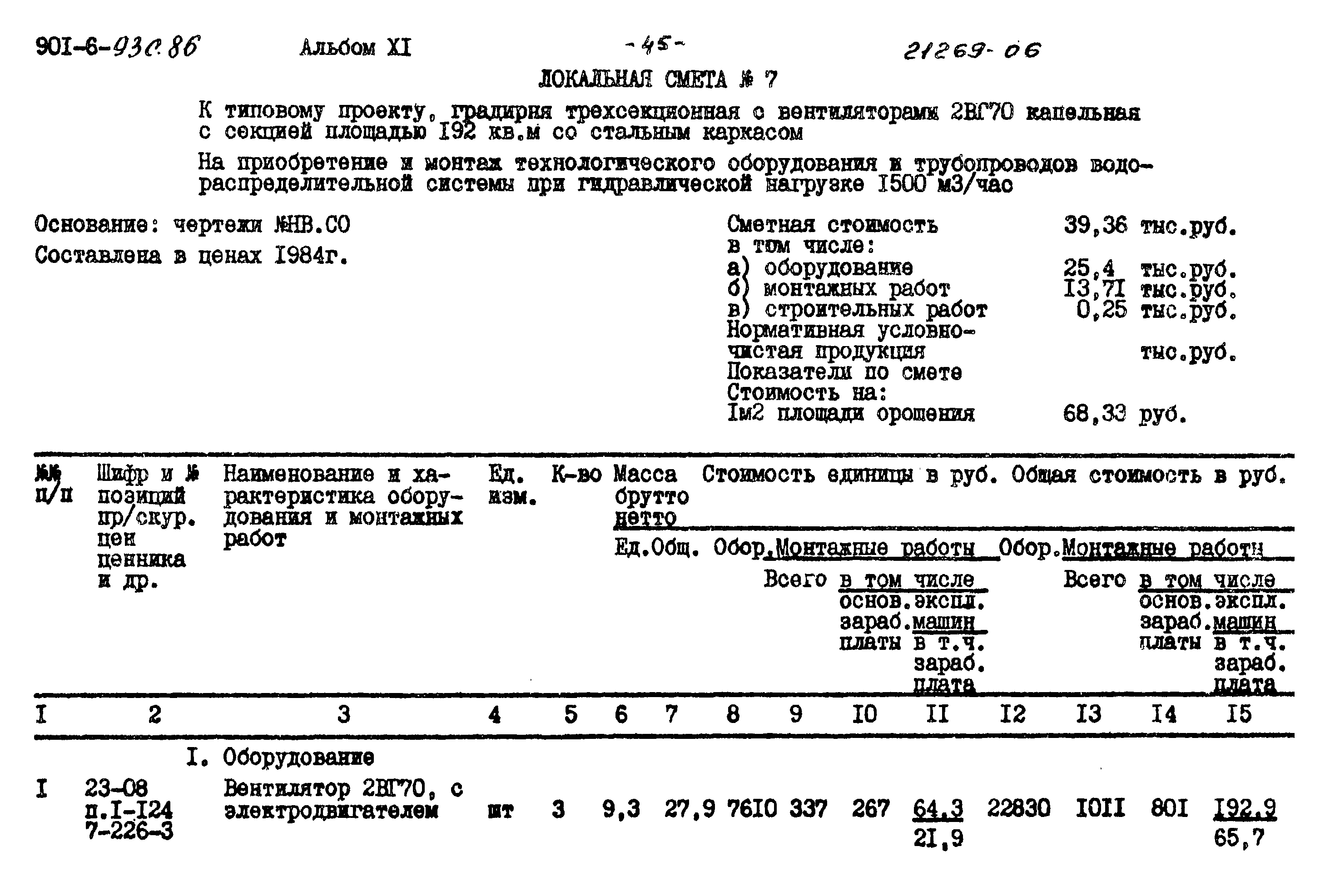 Типовой проект 901-6-93с.86