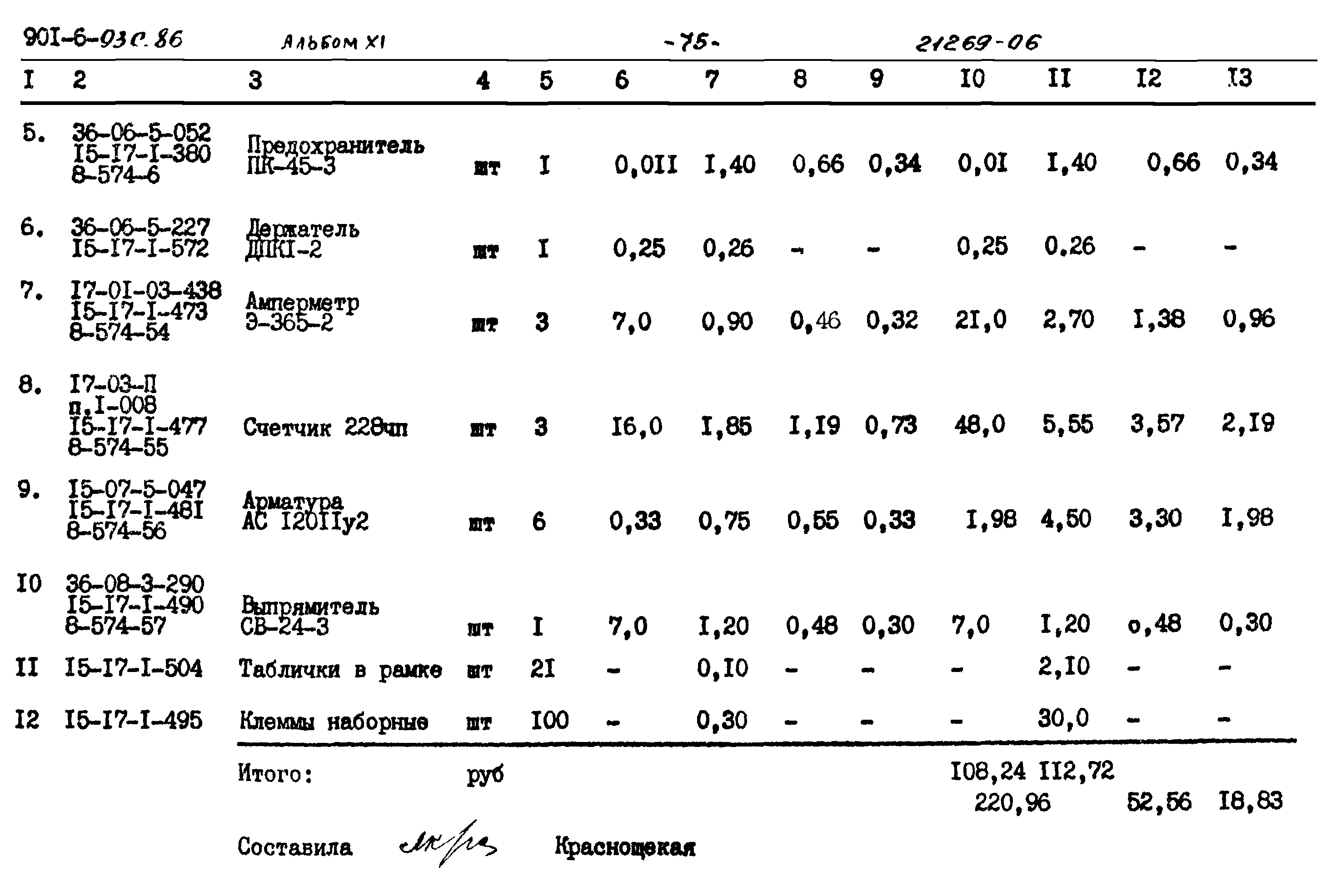 Типовой проект 901-6-93с.86