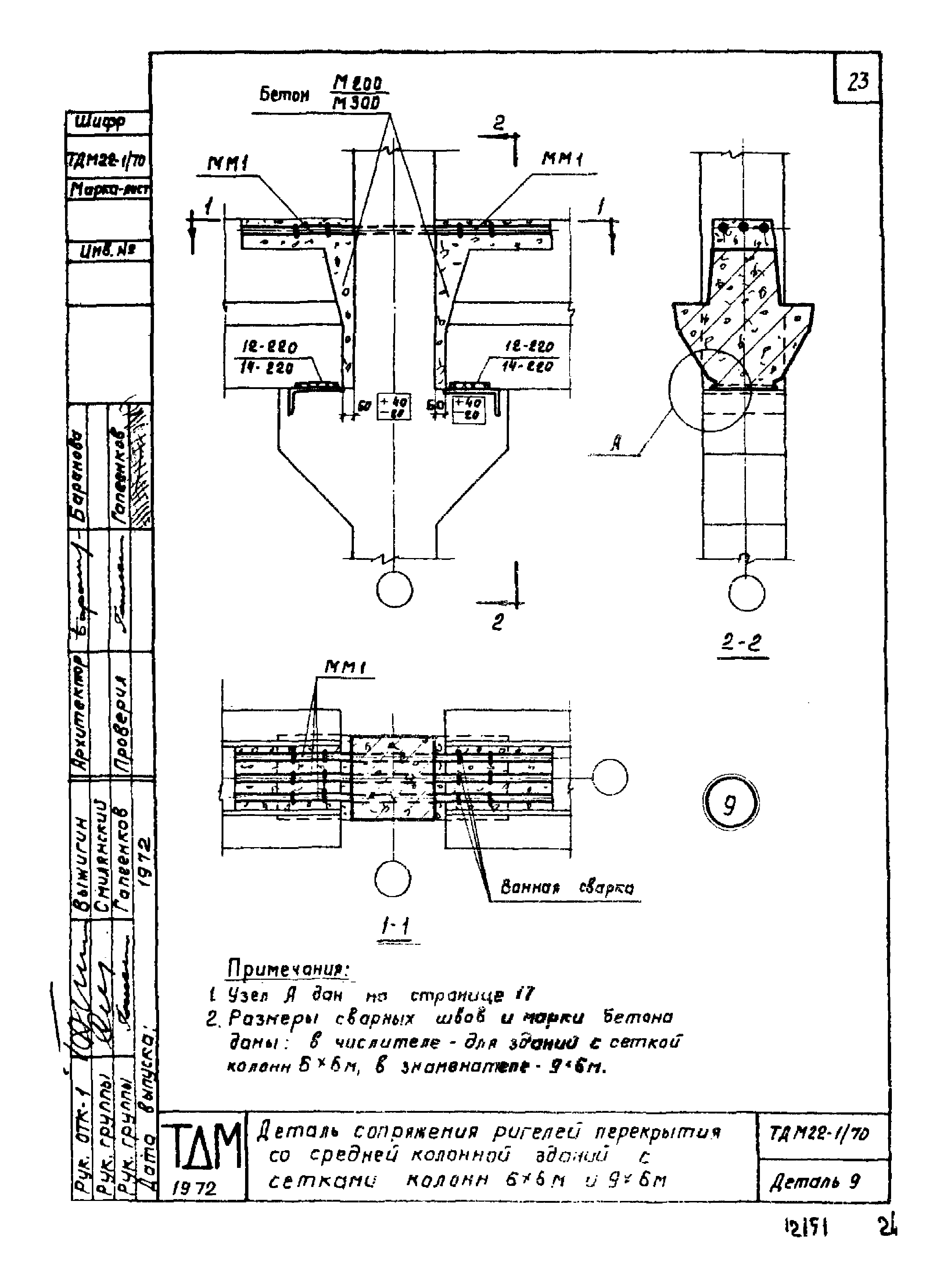 Серия ТДМ22-1/70