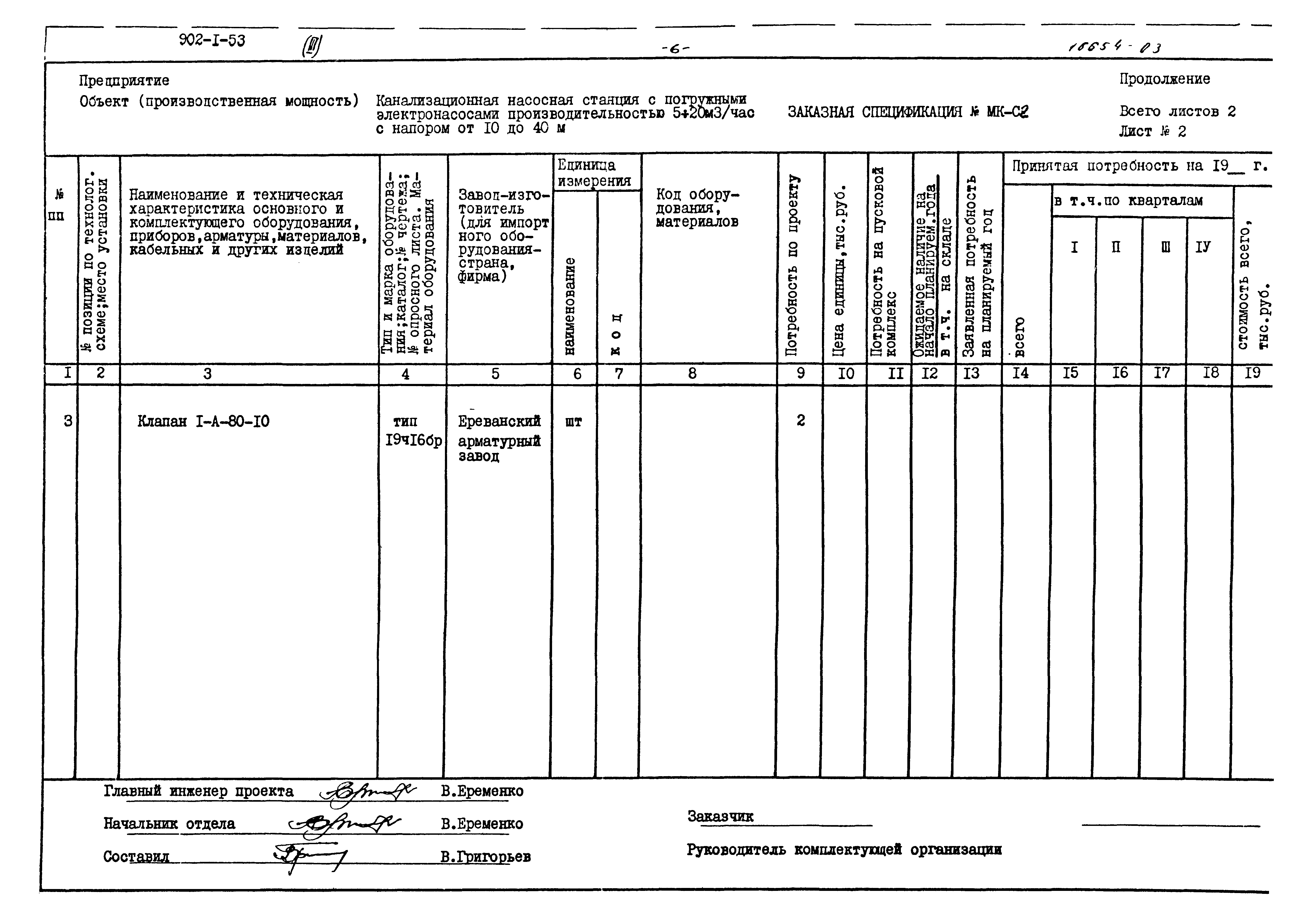 Типовой проект 902-1-53