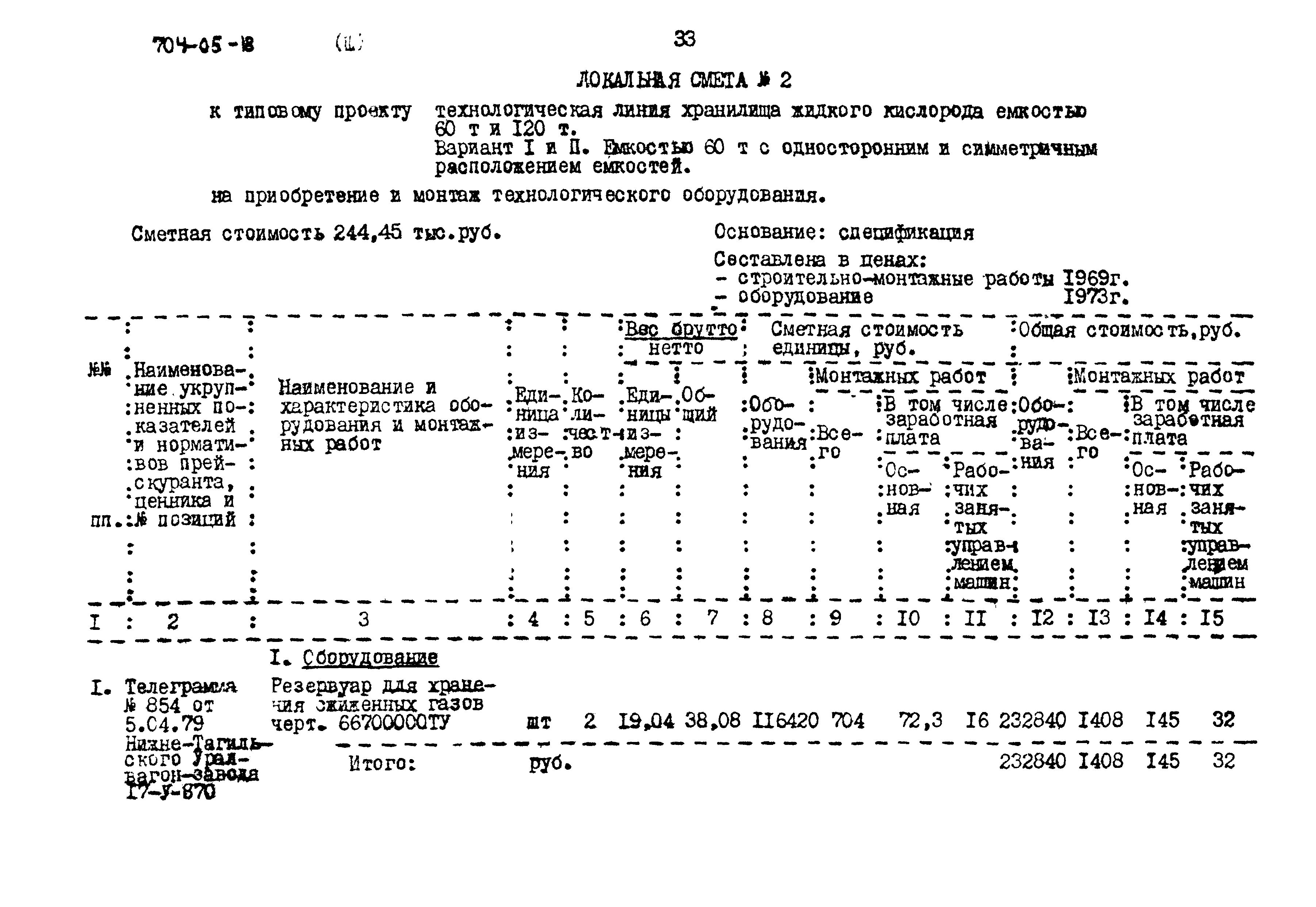 Типовые проектные решения 704-05-18