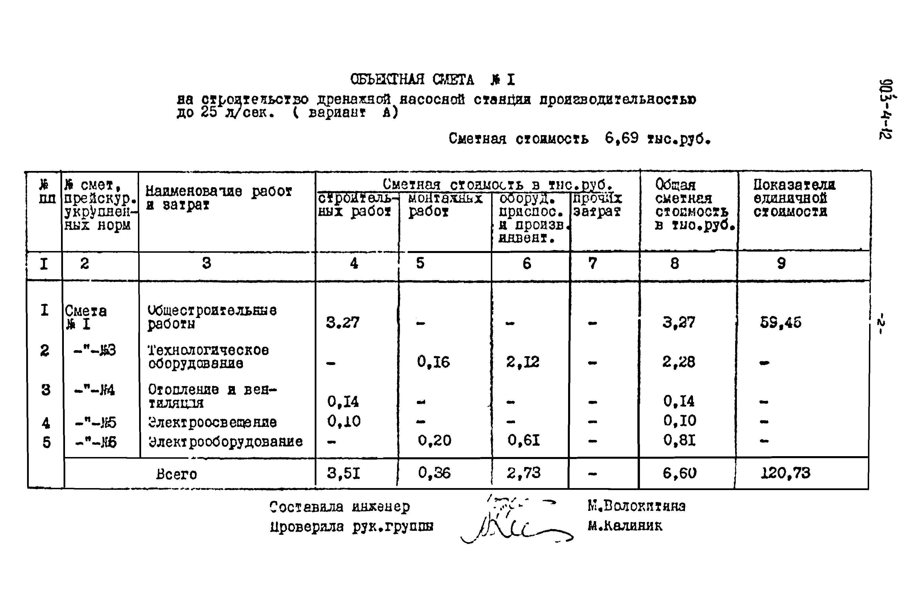 Типовой проект 903-4-12