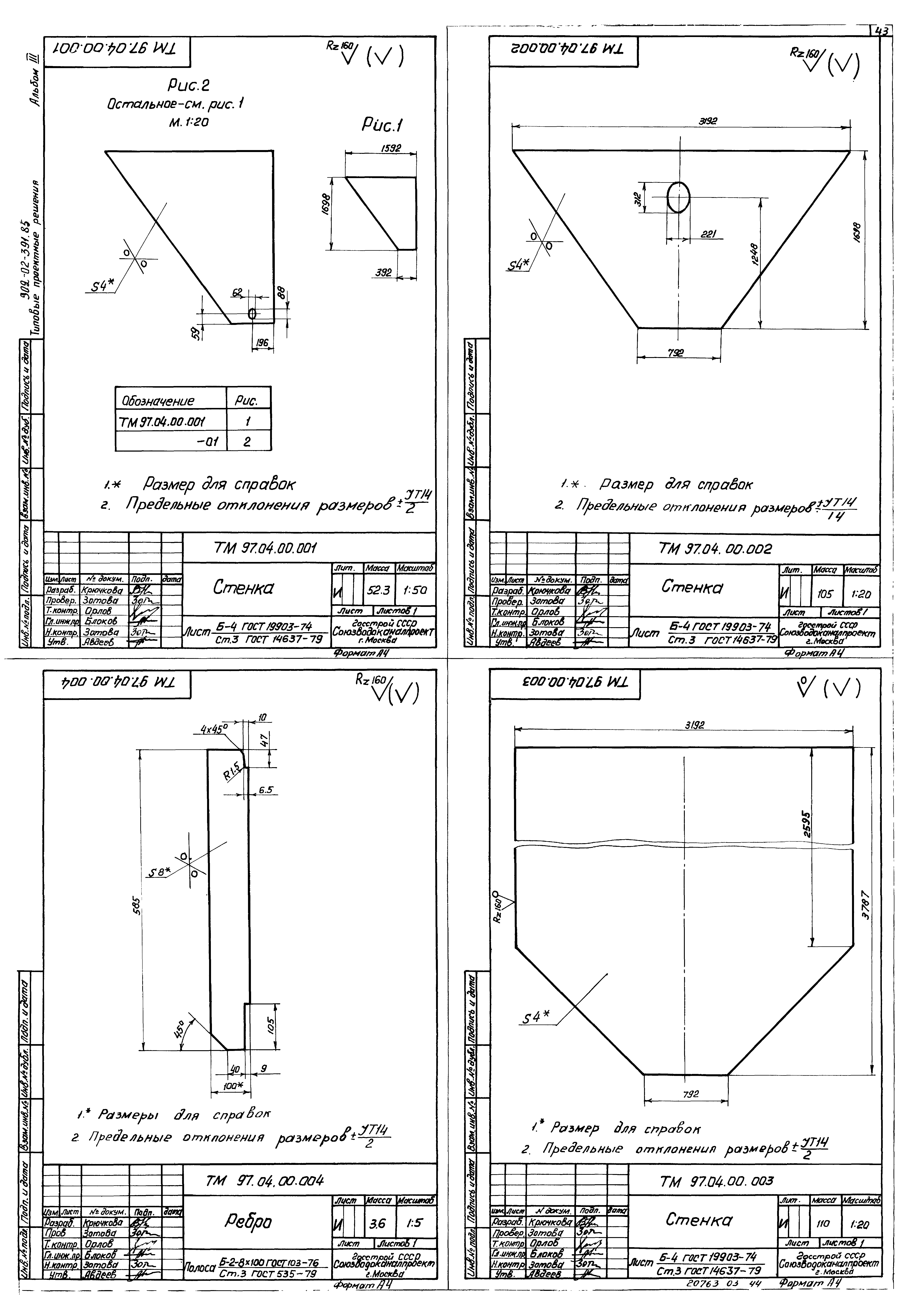 Типовые проектные решения 902-02-391.85