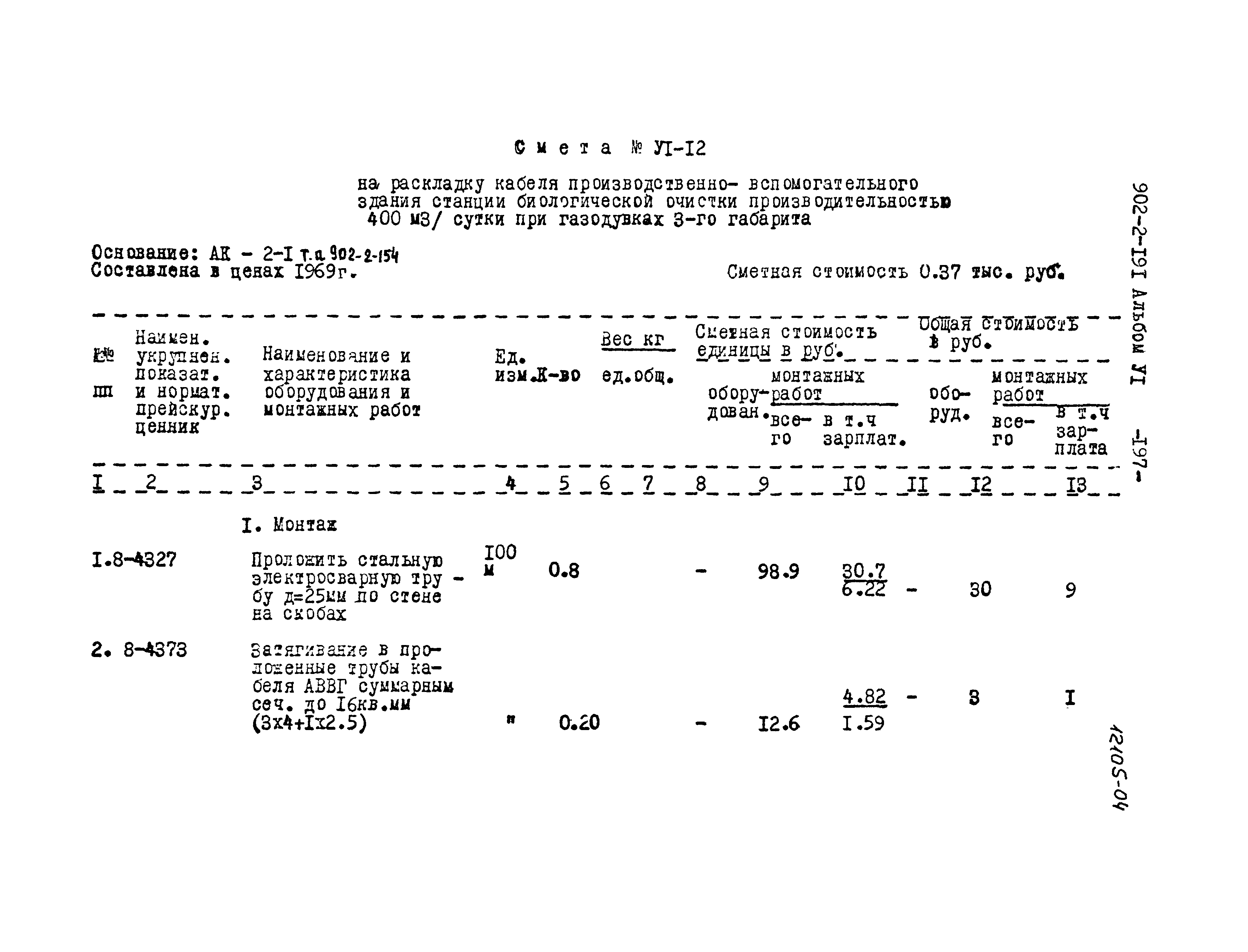 Типовой проект 902-2-191