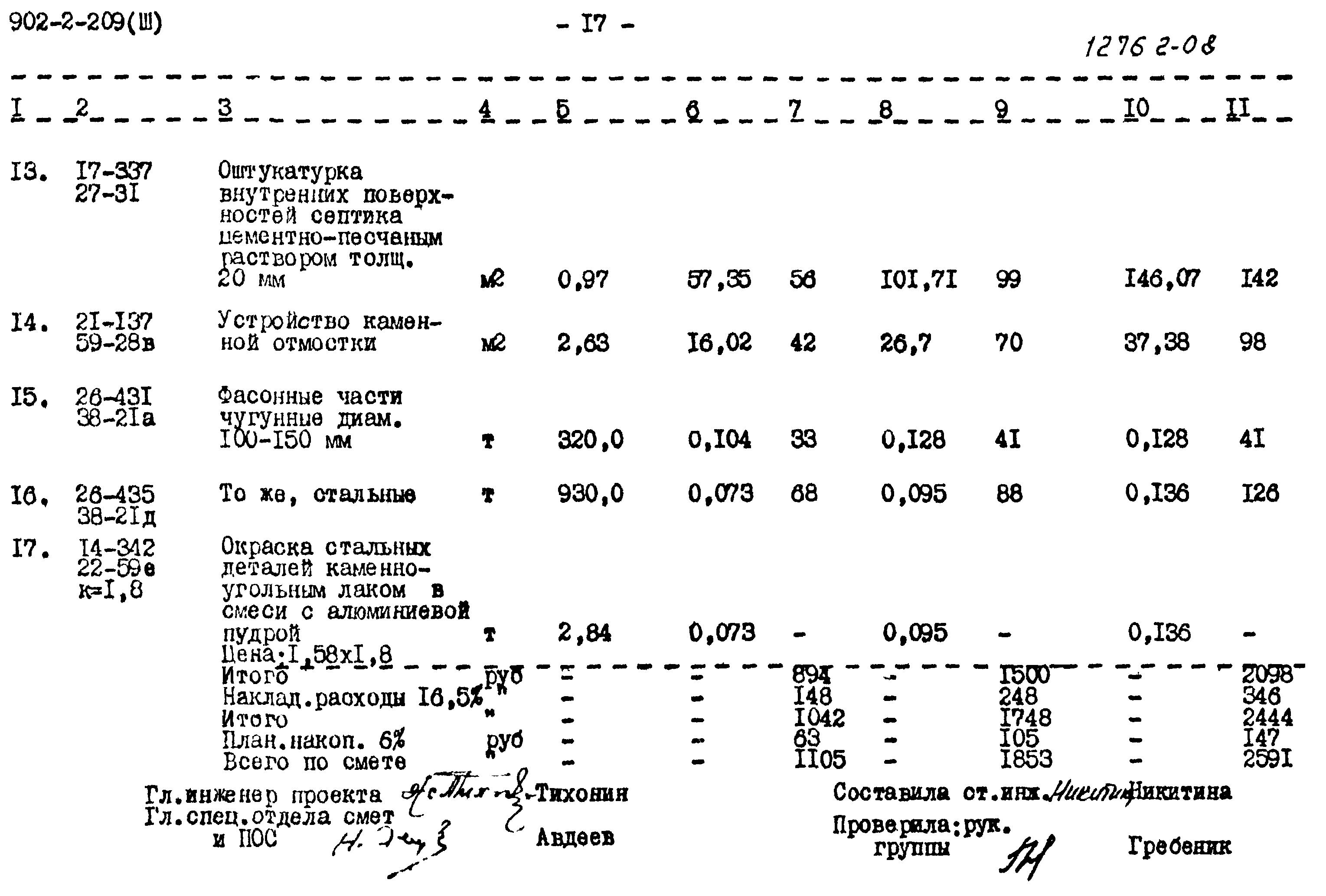 Типовой проект 902-2-209