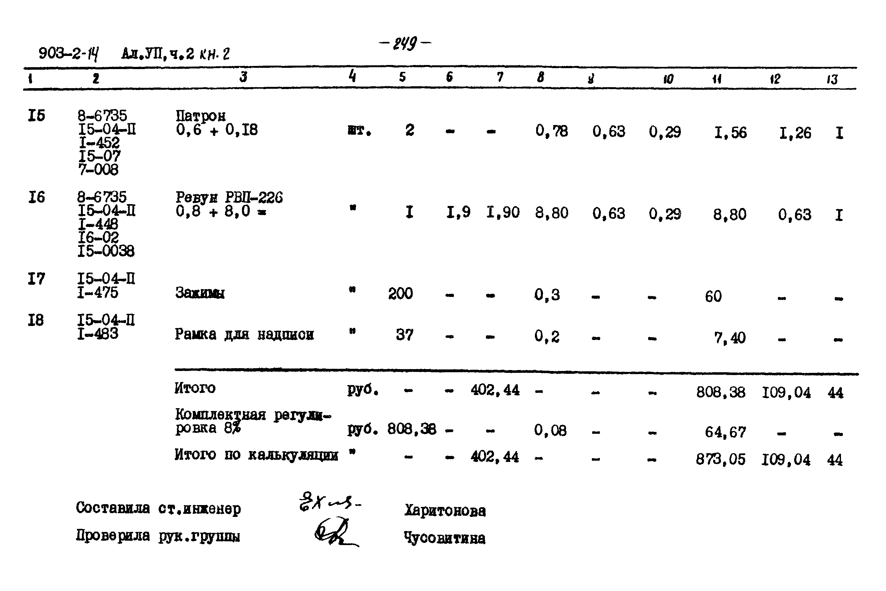 Типовой проект 903-2-14