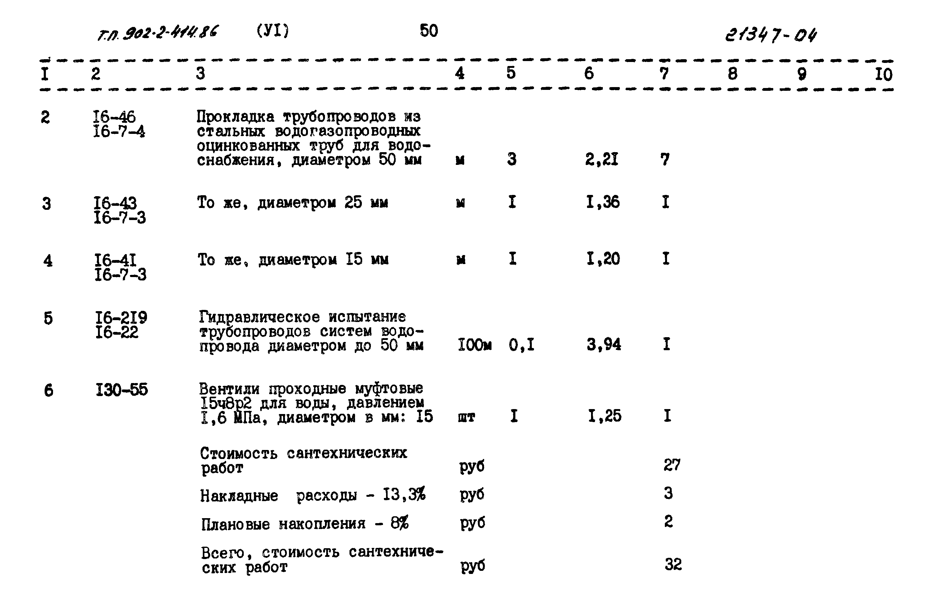 Типовой проект 902-2-414.86