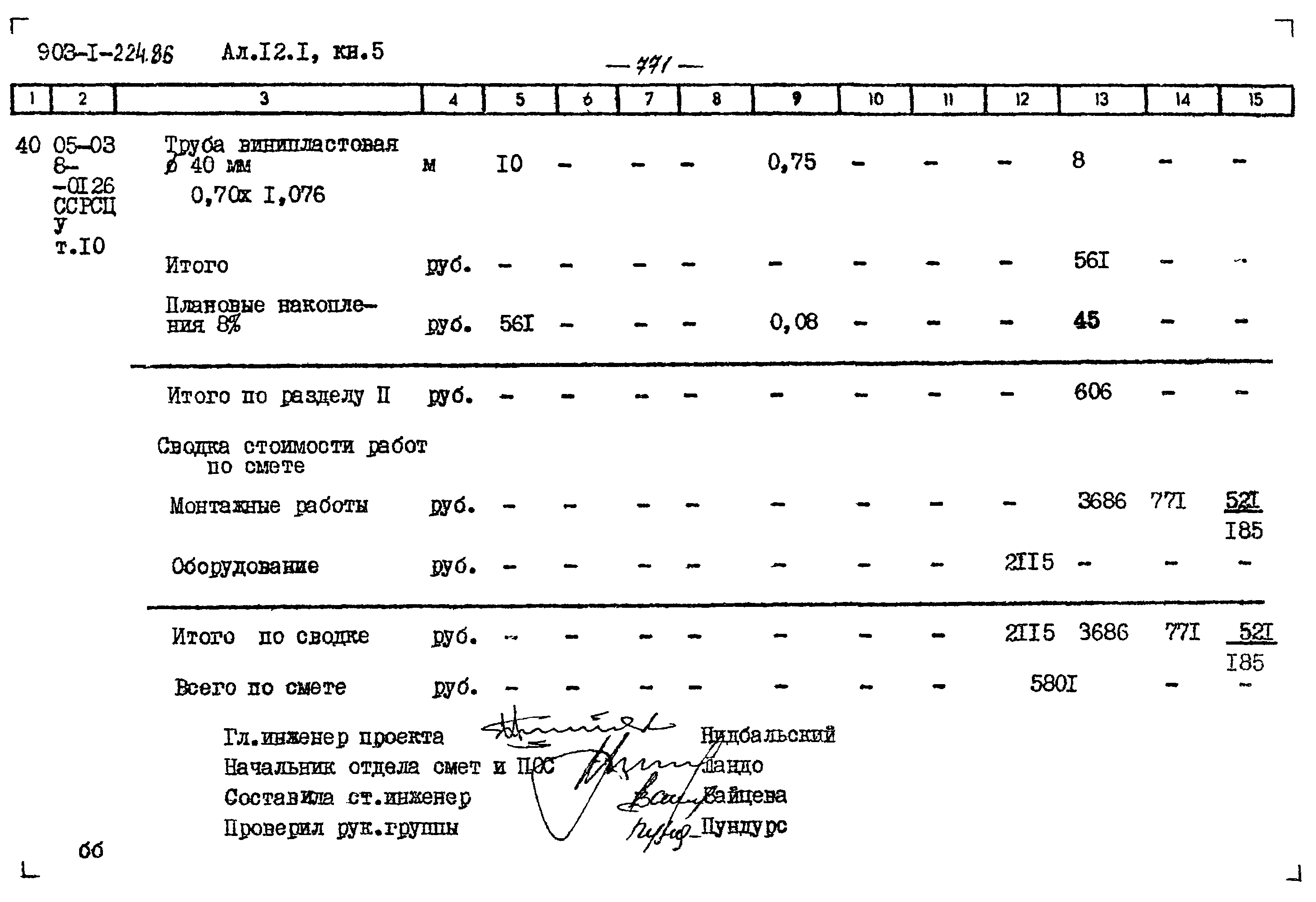 Типовой проект 903-1-224.86