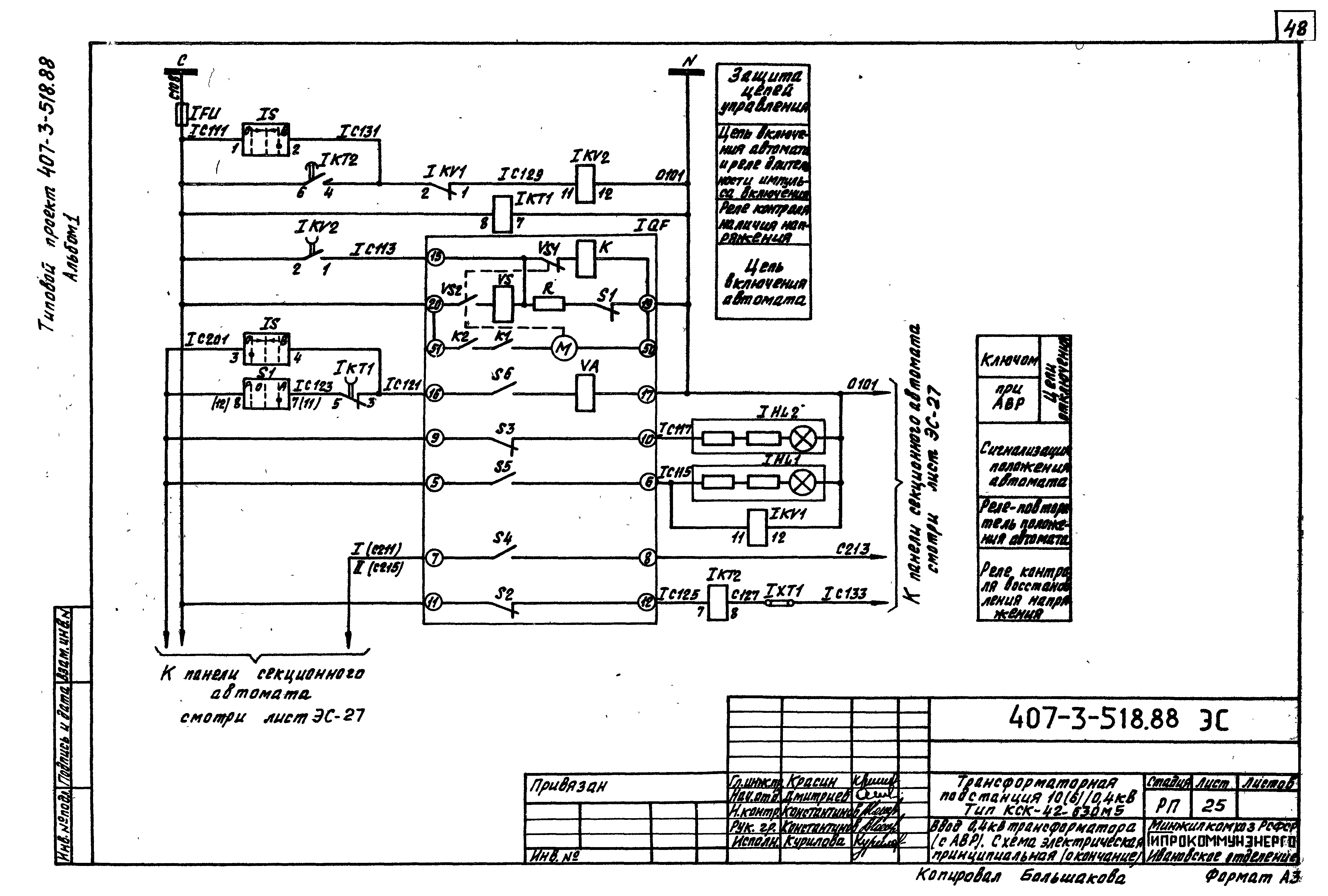 Типовой проект 407-3-518.88