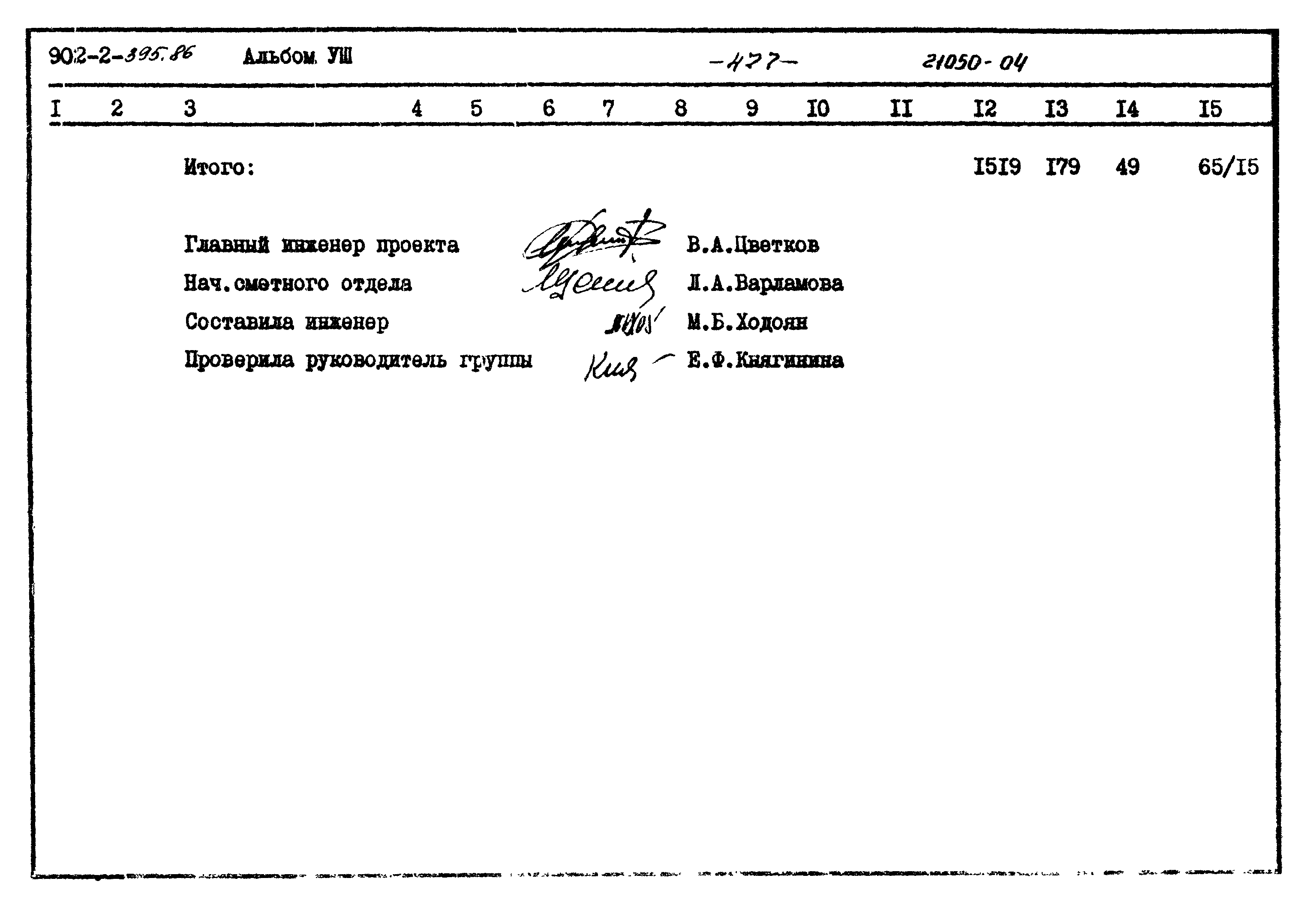 Типовой проект 902-2-395.86