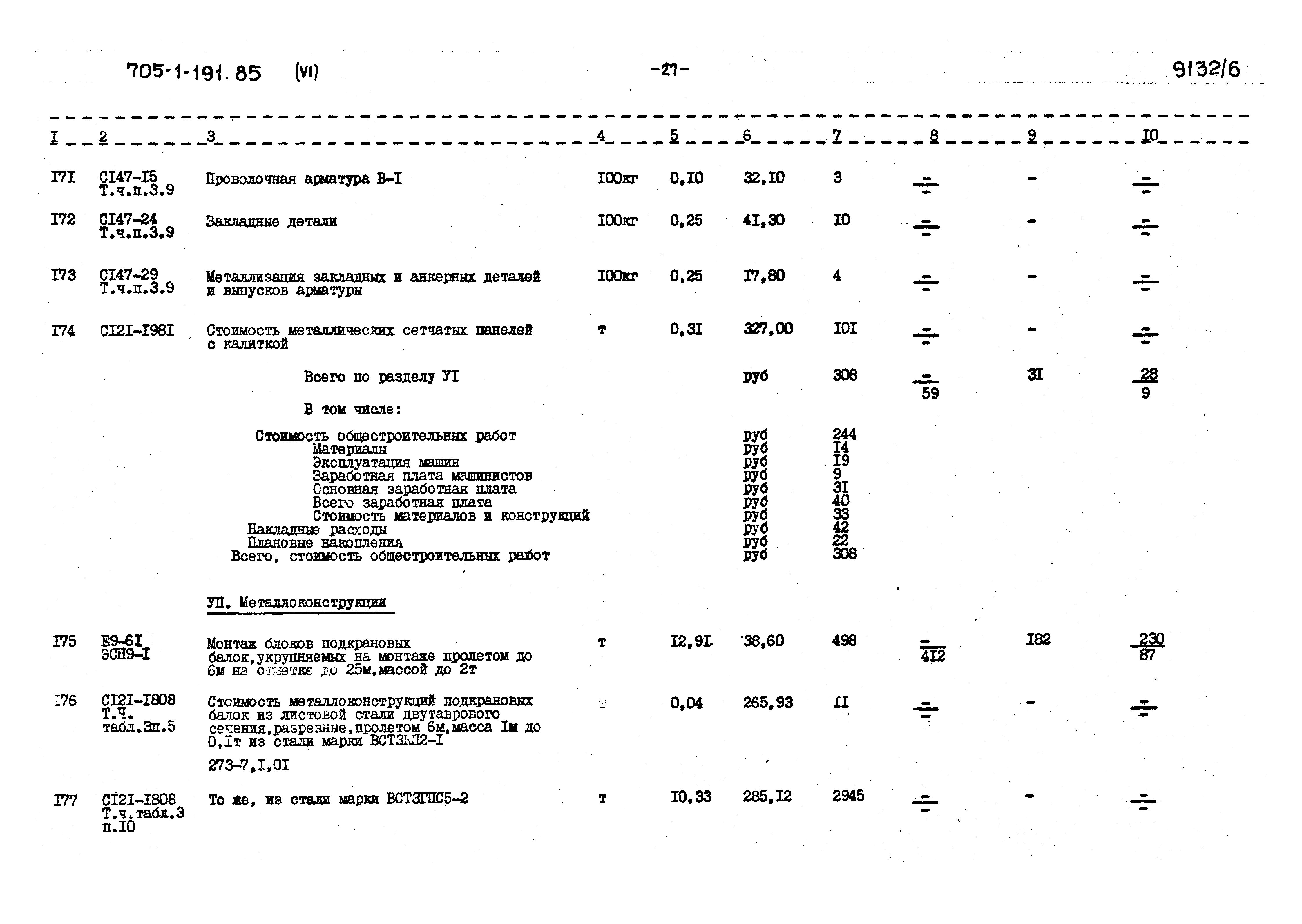 Типовой проект 705-1-191.85