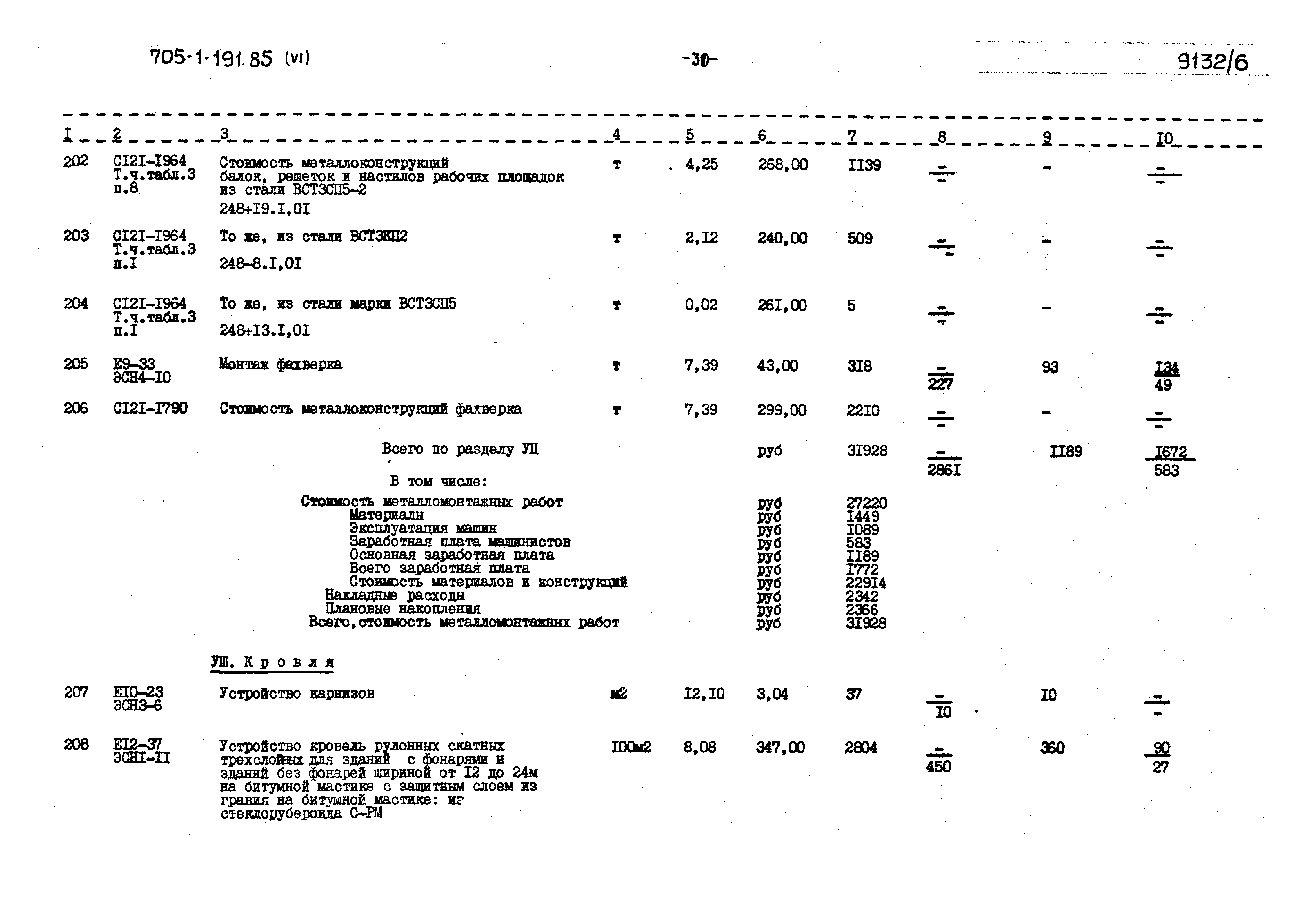 Типовой проект 705-1-191.85