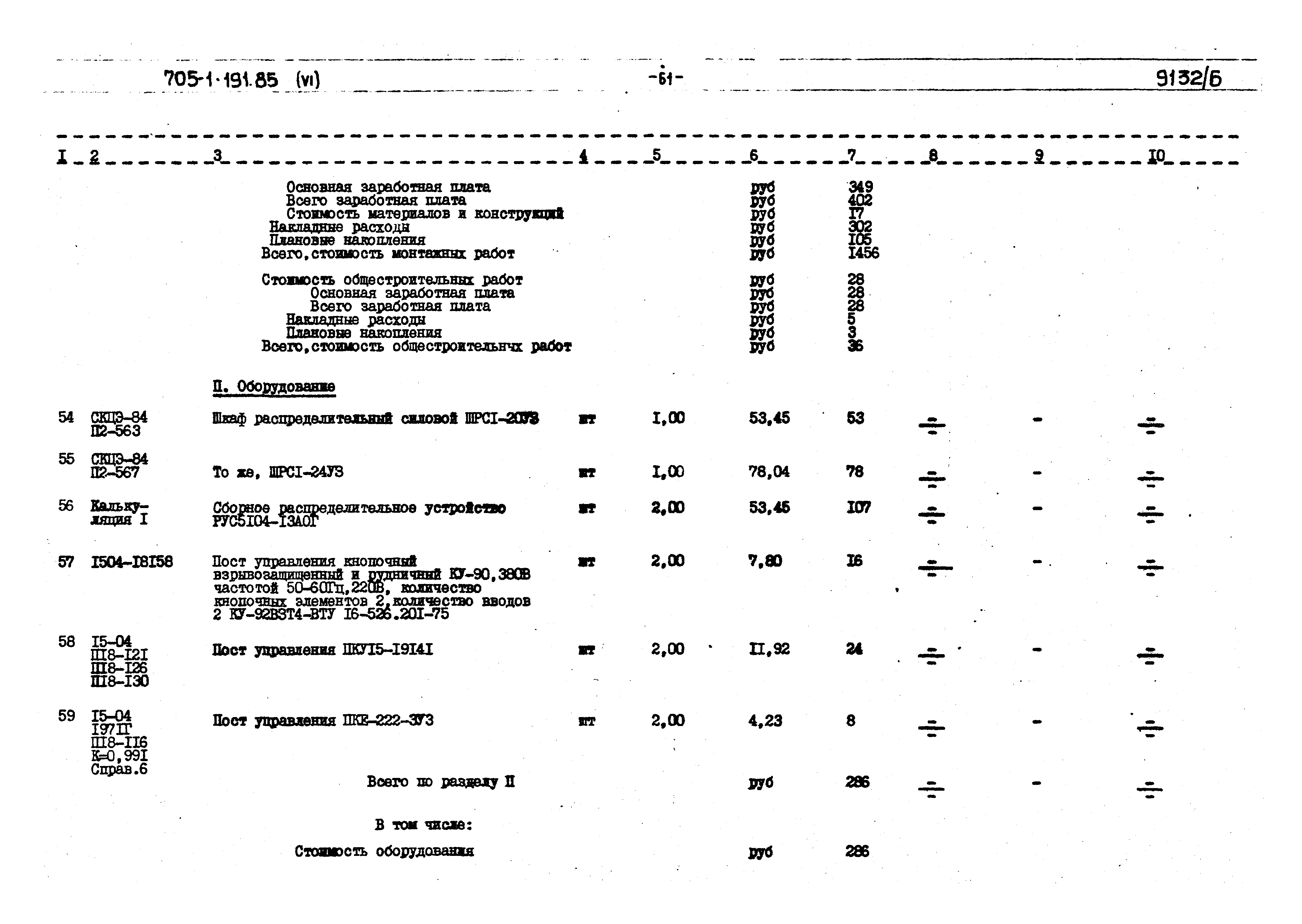 Типовой проект 705-1-191.85