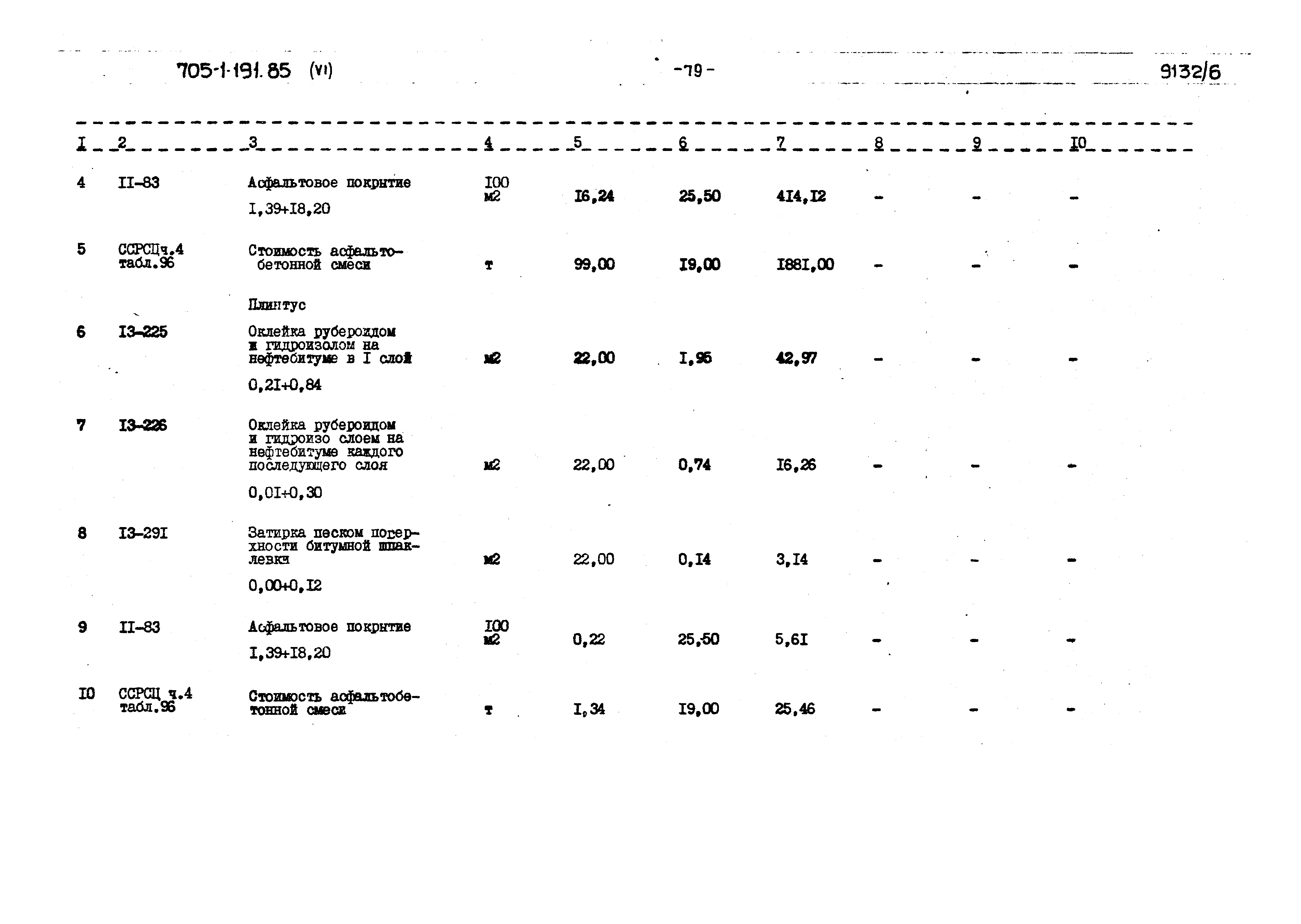 Типовой проект 705-1-191.85