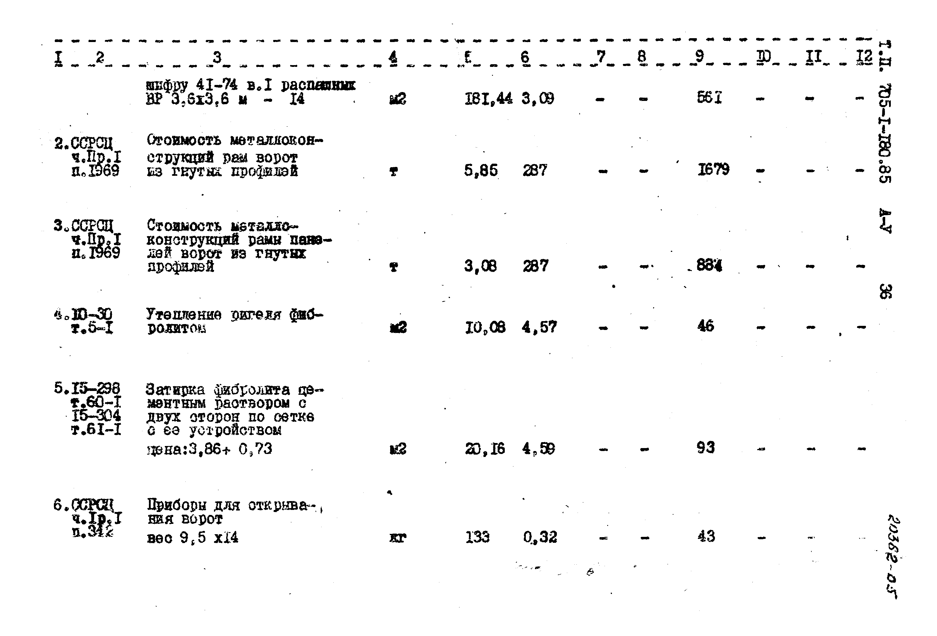 Типовой проект 705-1-180.85