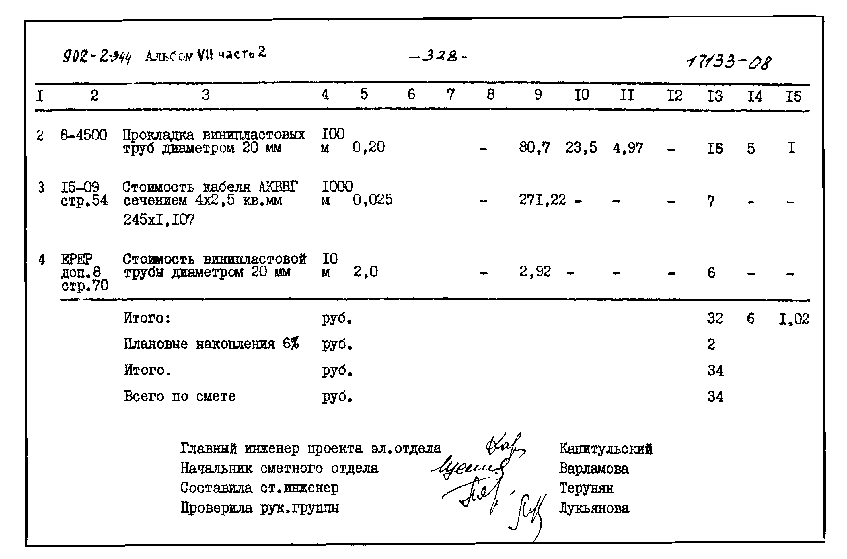 Типовой проект 902-2-344