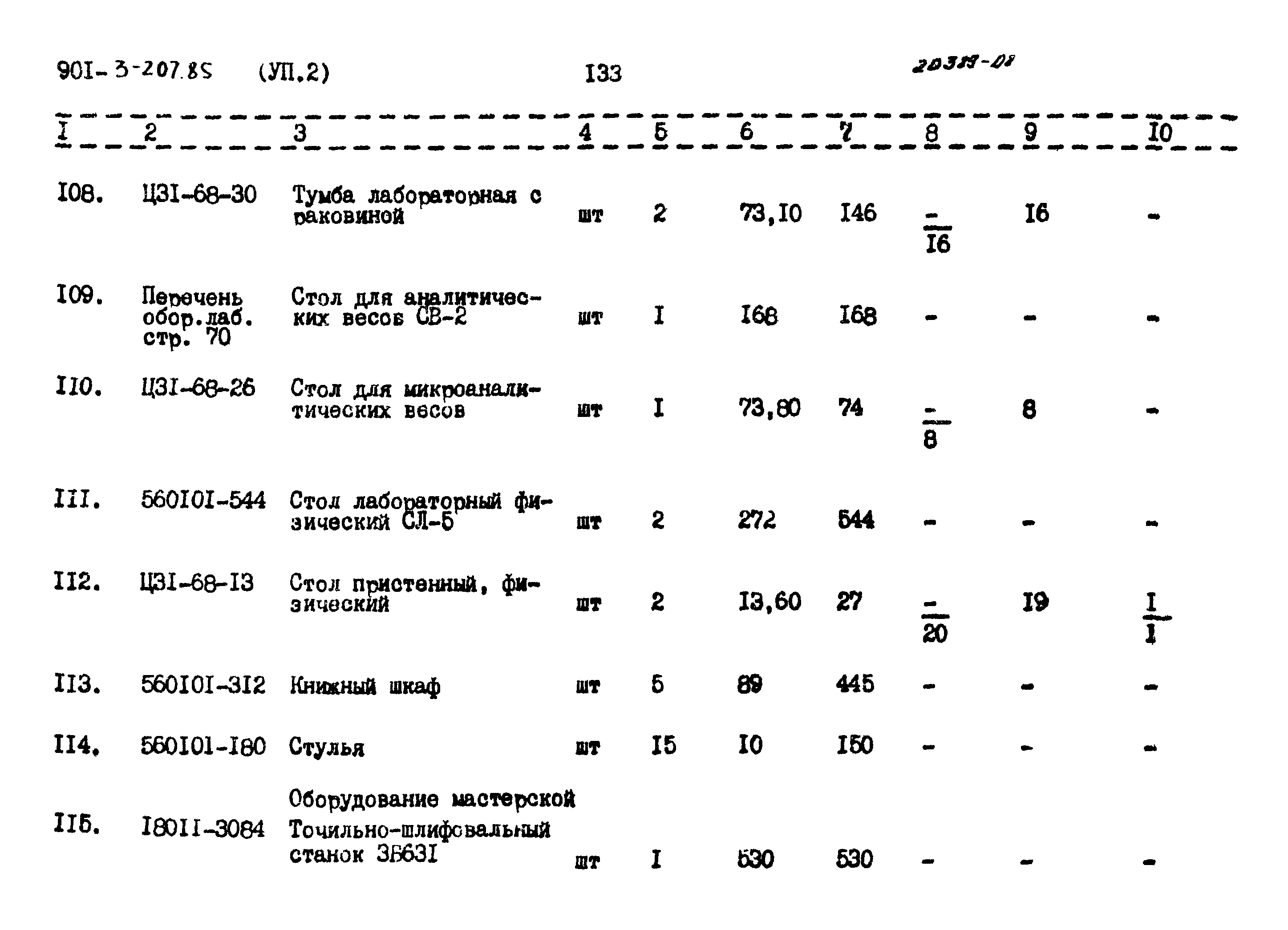 Типовой проект 901-3-207.85