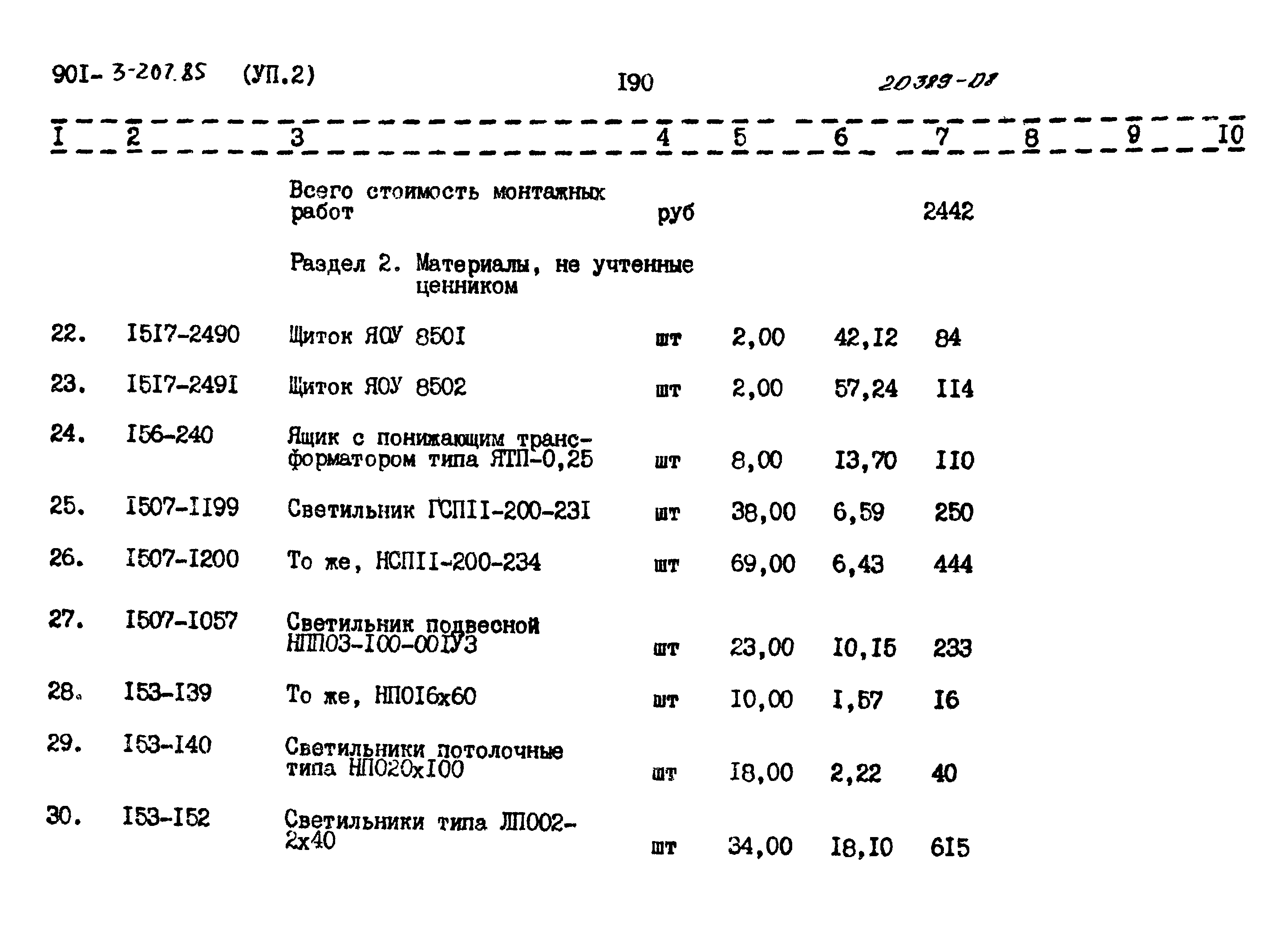 Типовой проект 901-3-207.85