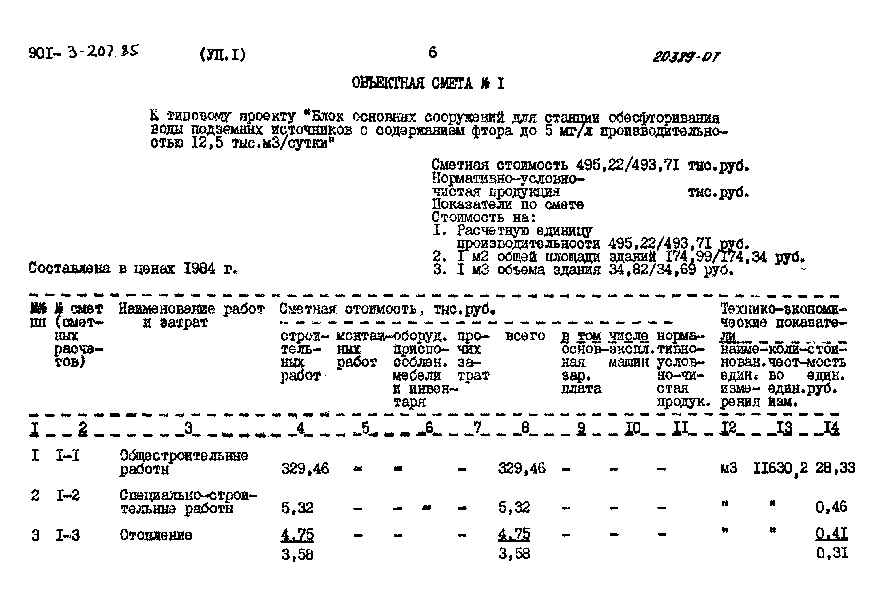 Типовой проект 901-3-207.85