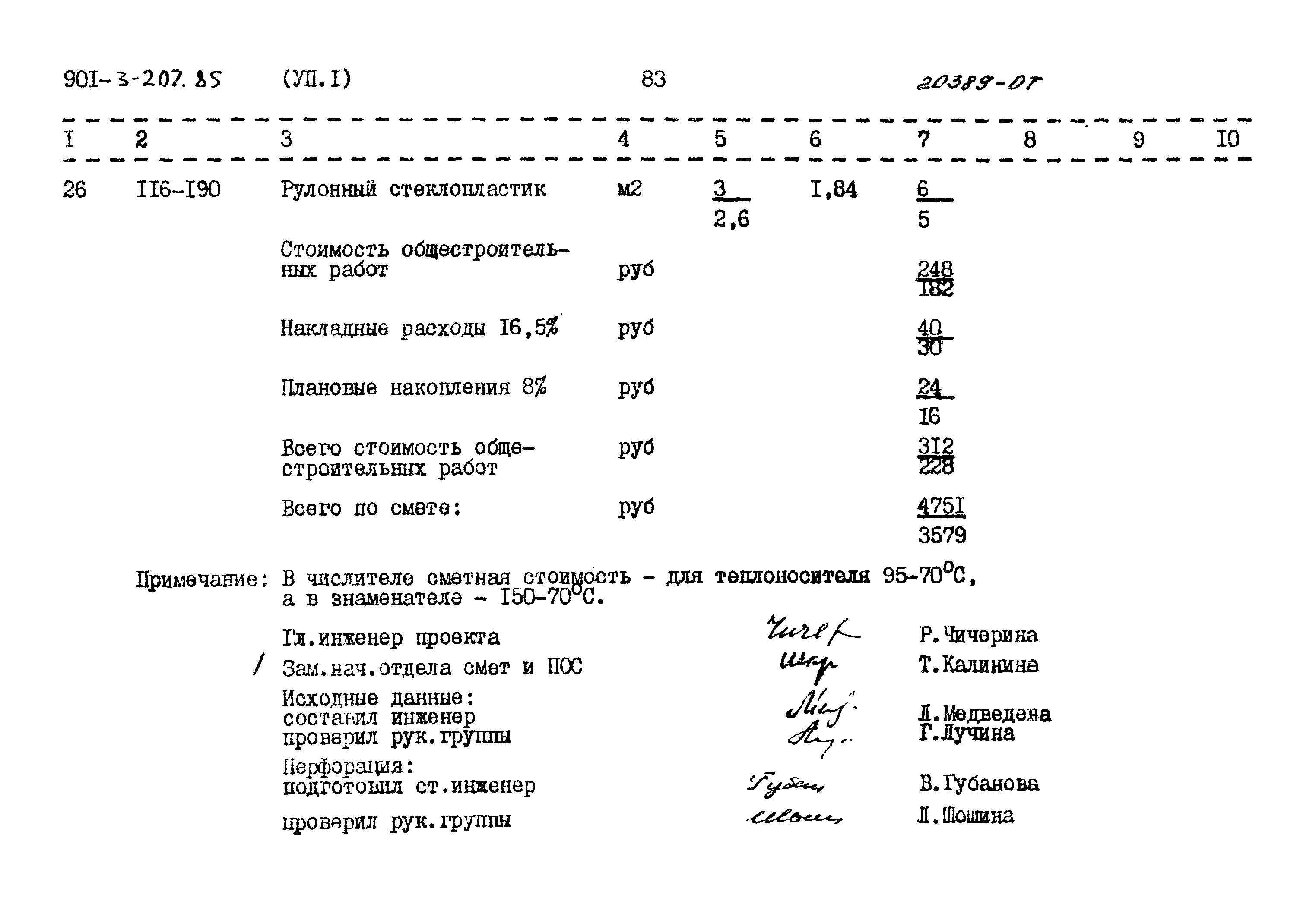 Типовой проект 901-3-207.85