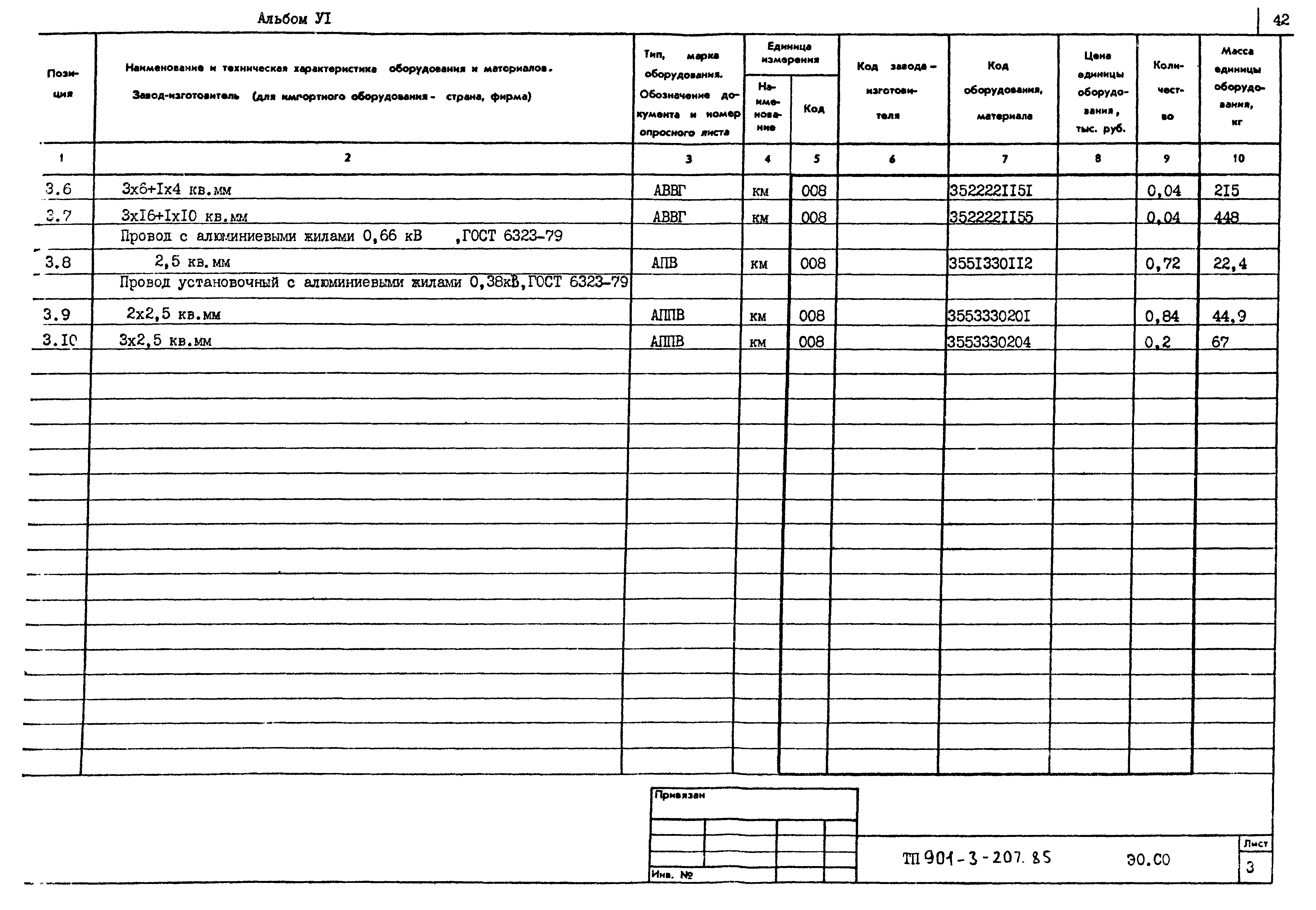 Типовой проект 901-3-207.85