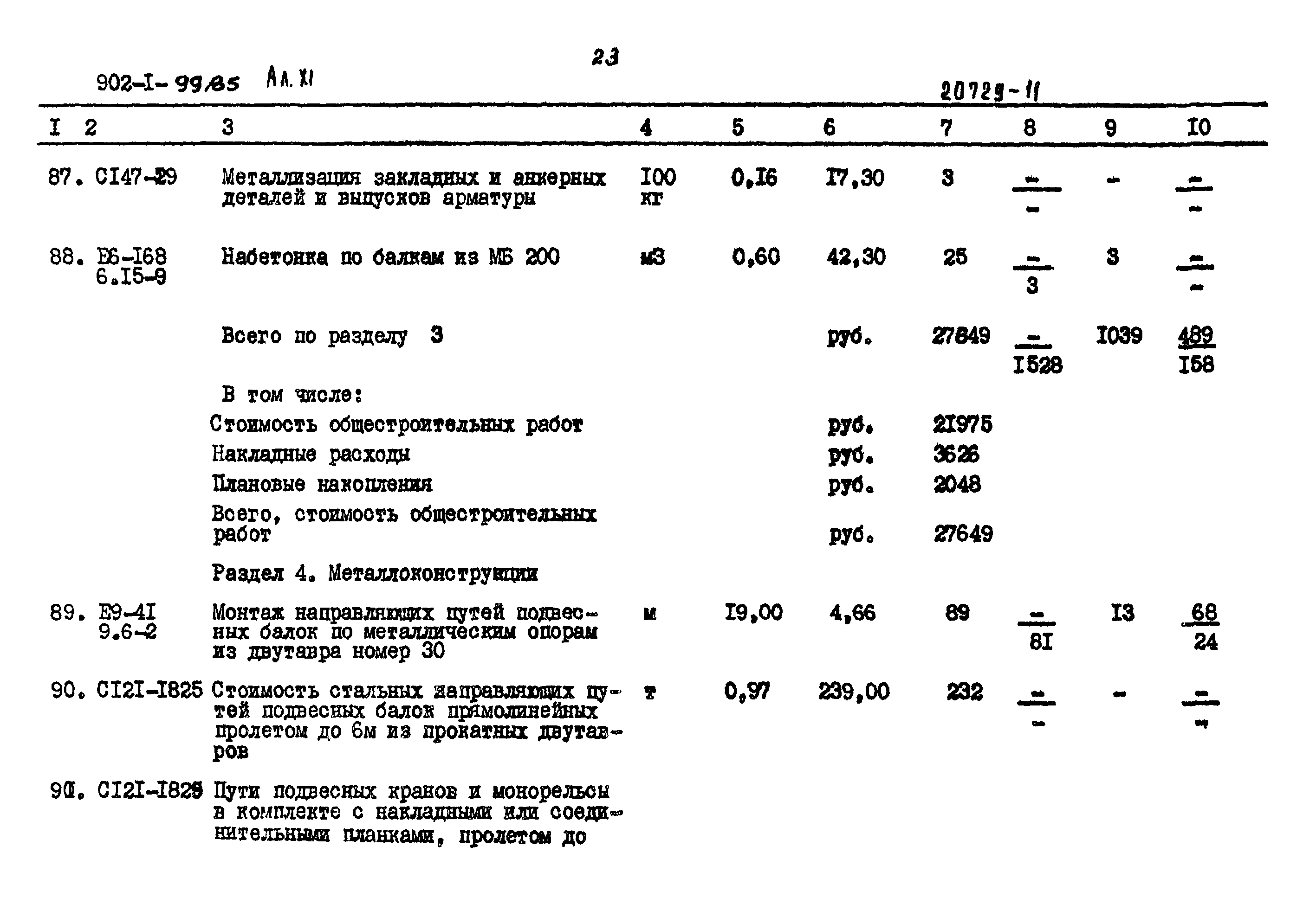 Типовой проект 902-1-99.85