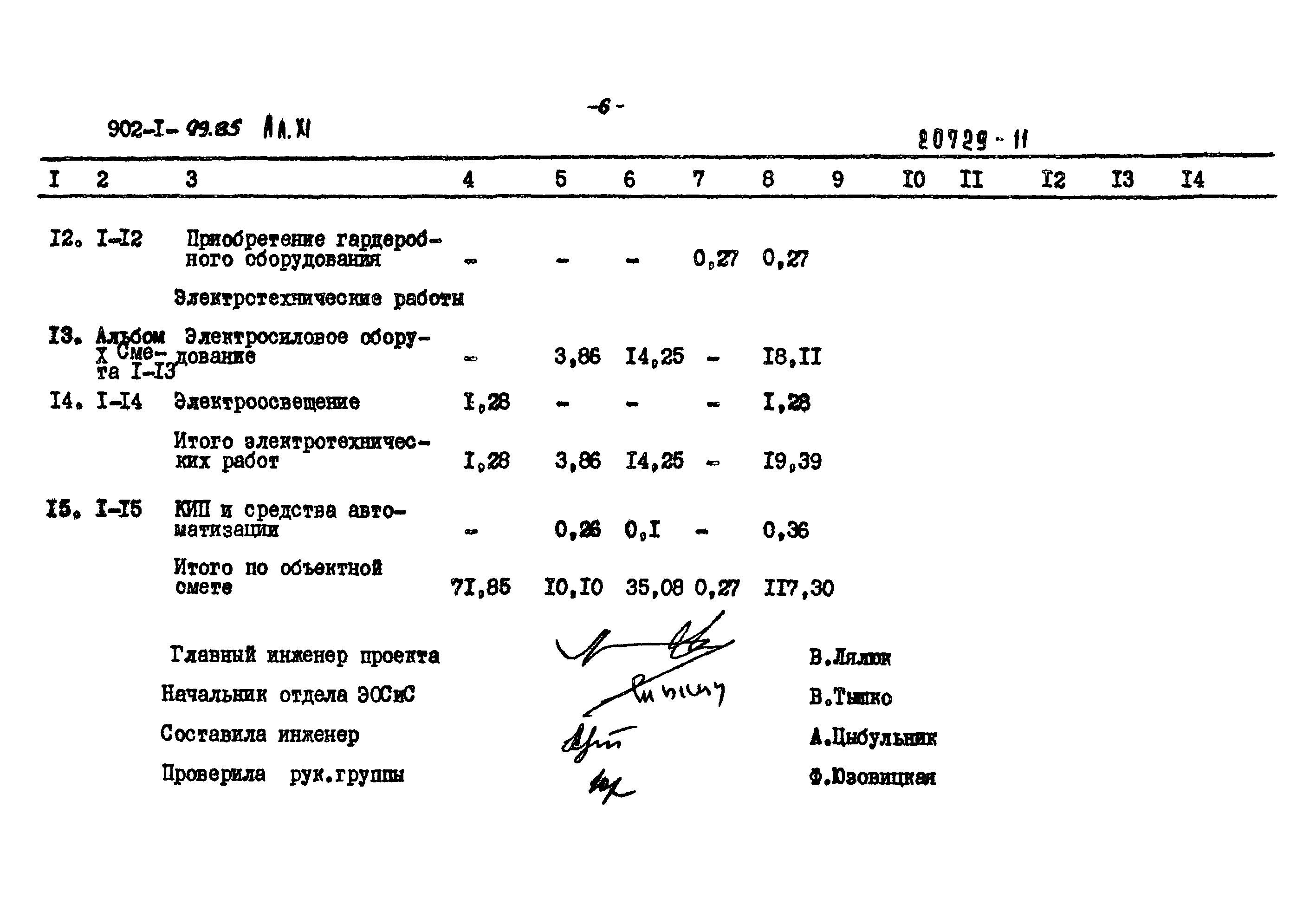 Типовой проект 902-1-99.85