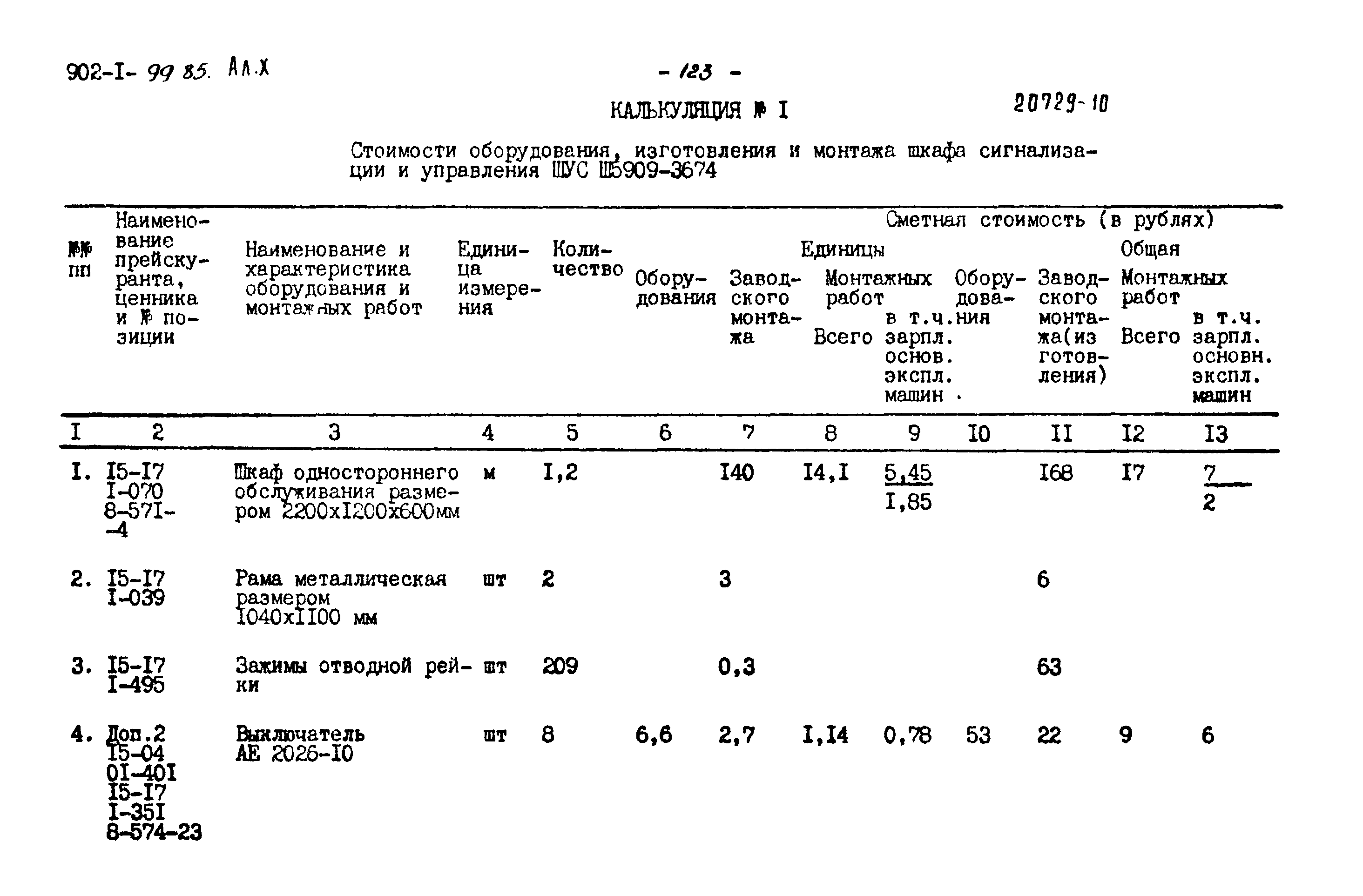 Типовой проект 902-1-99.85