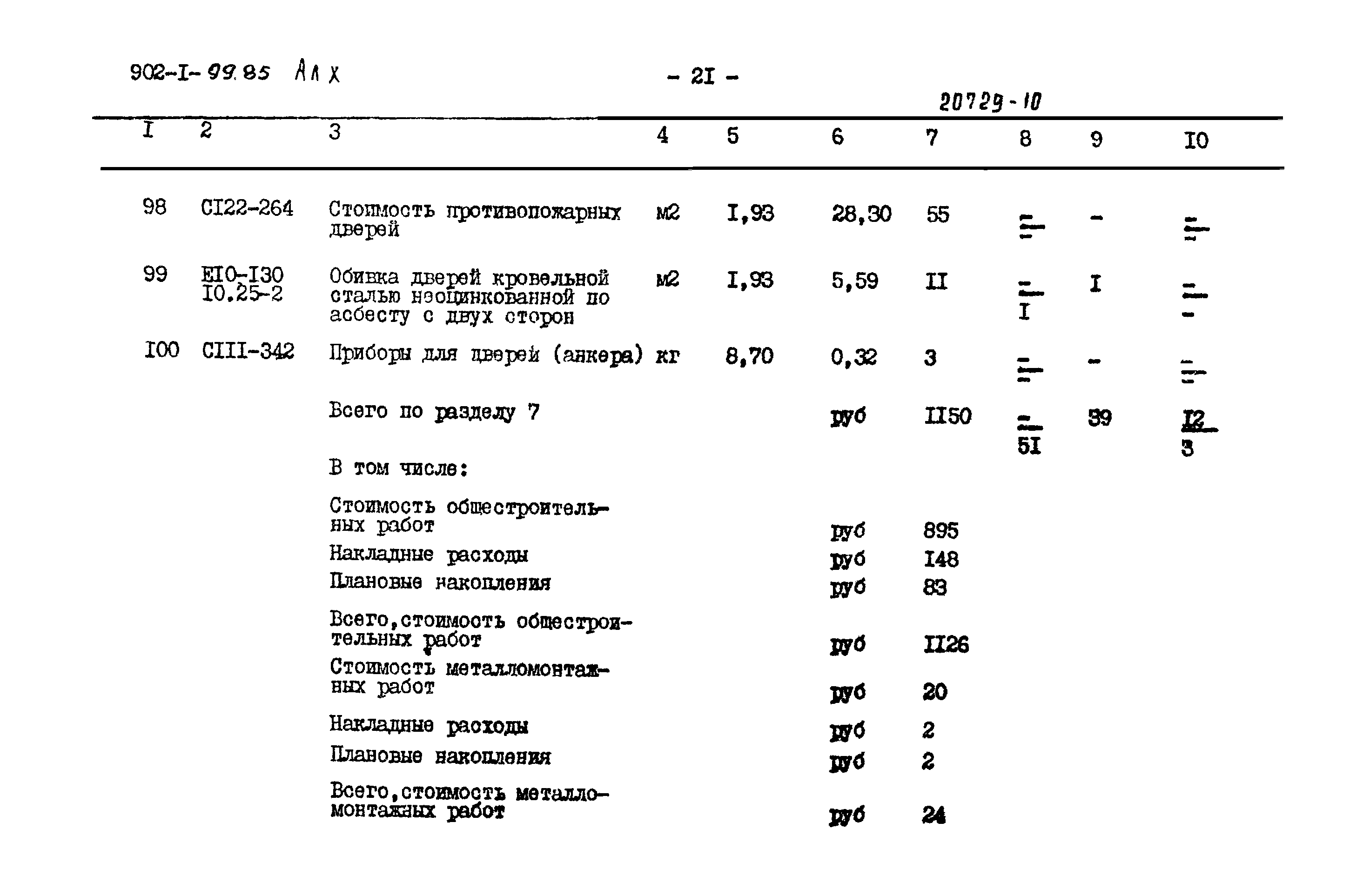 Типовой проект 902-1-99.85