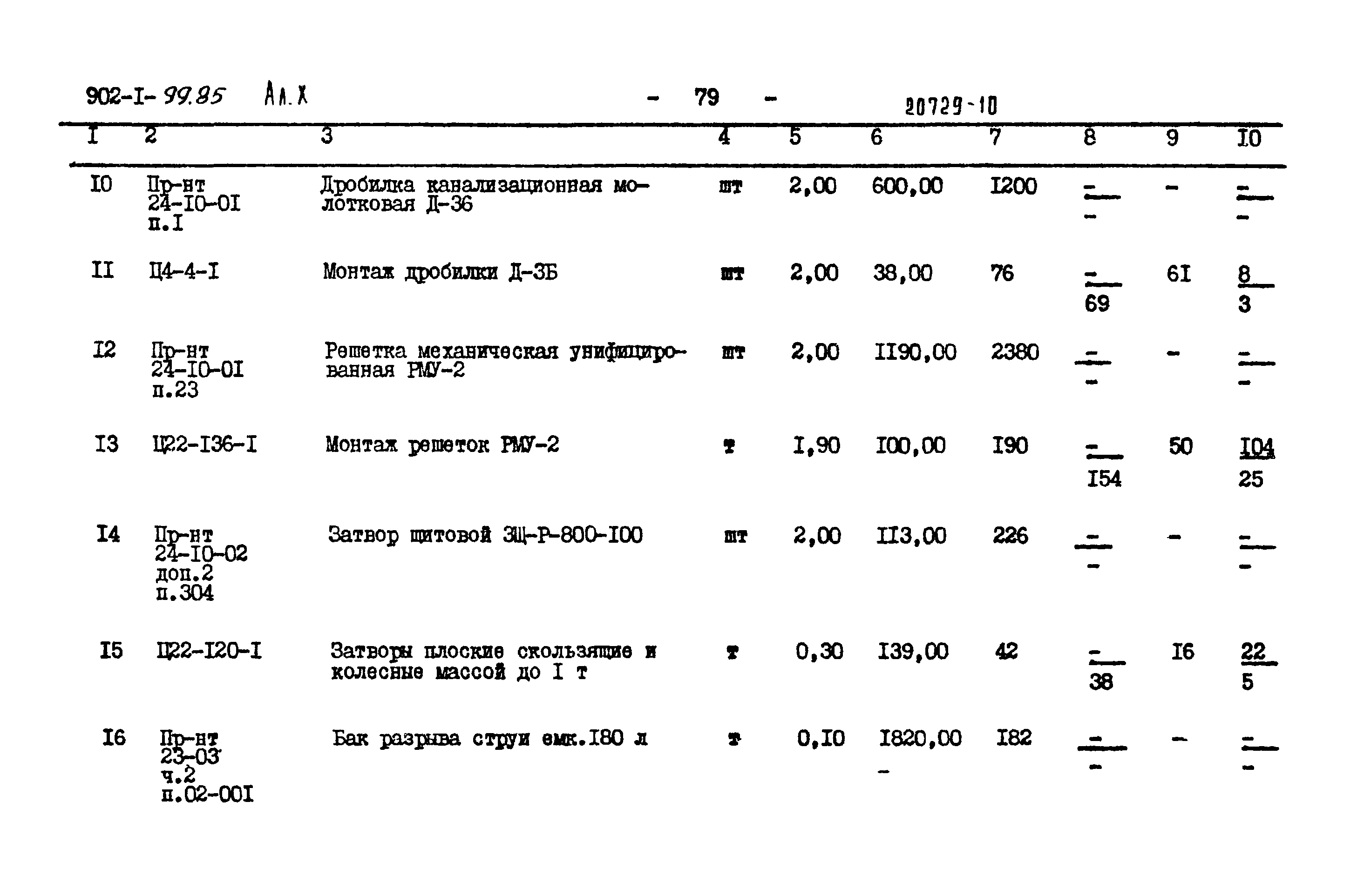 Типовой проект 902-1-99.85