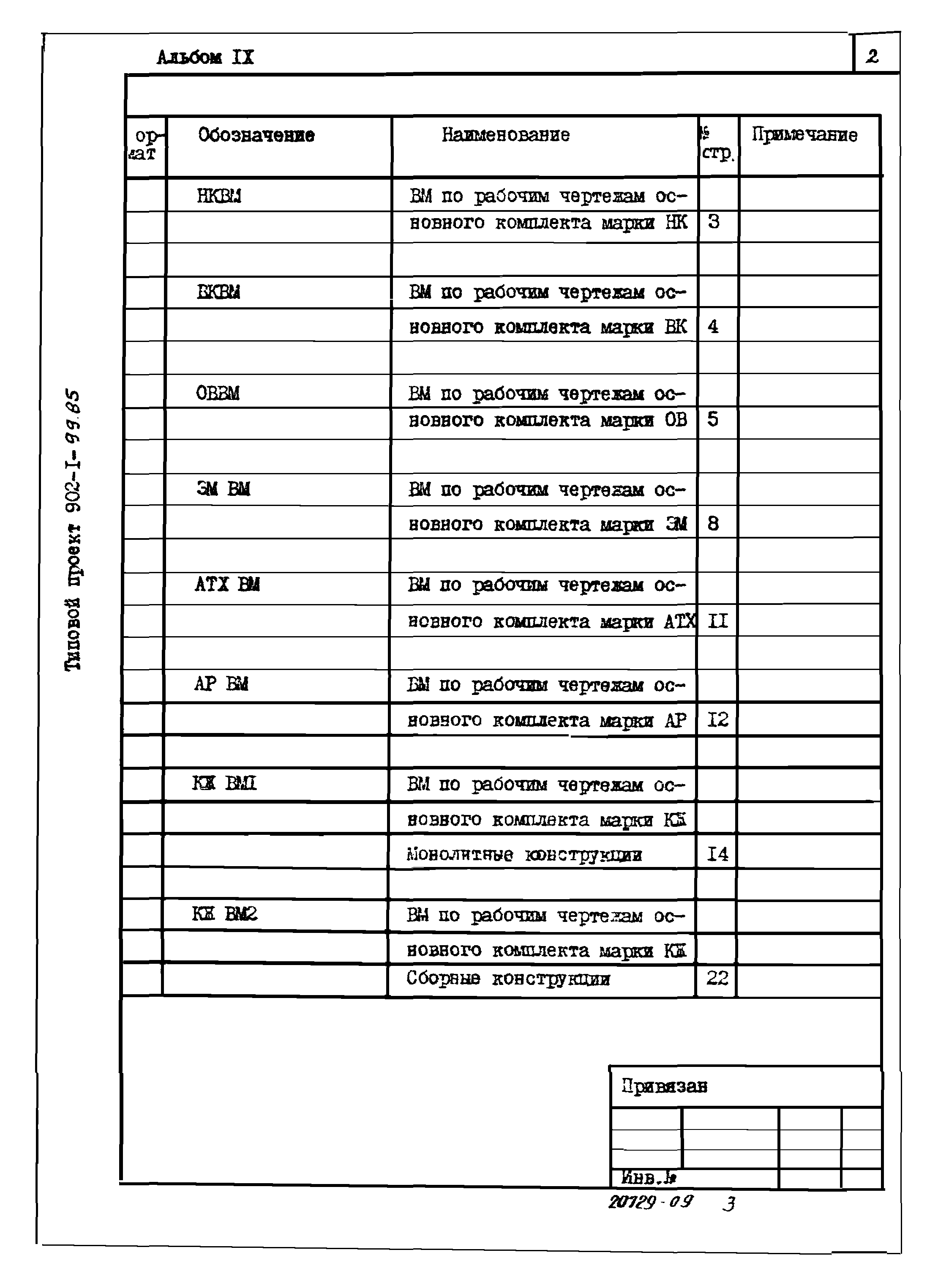 Типовой проект 902-1-99.85