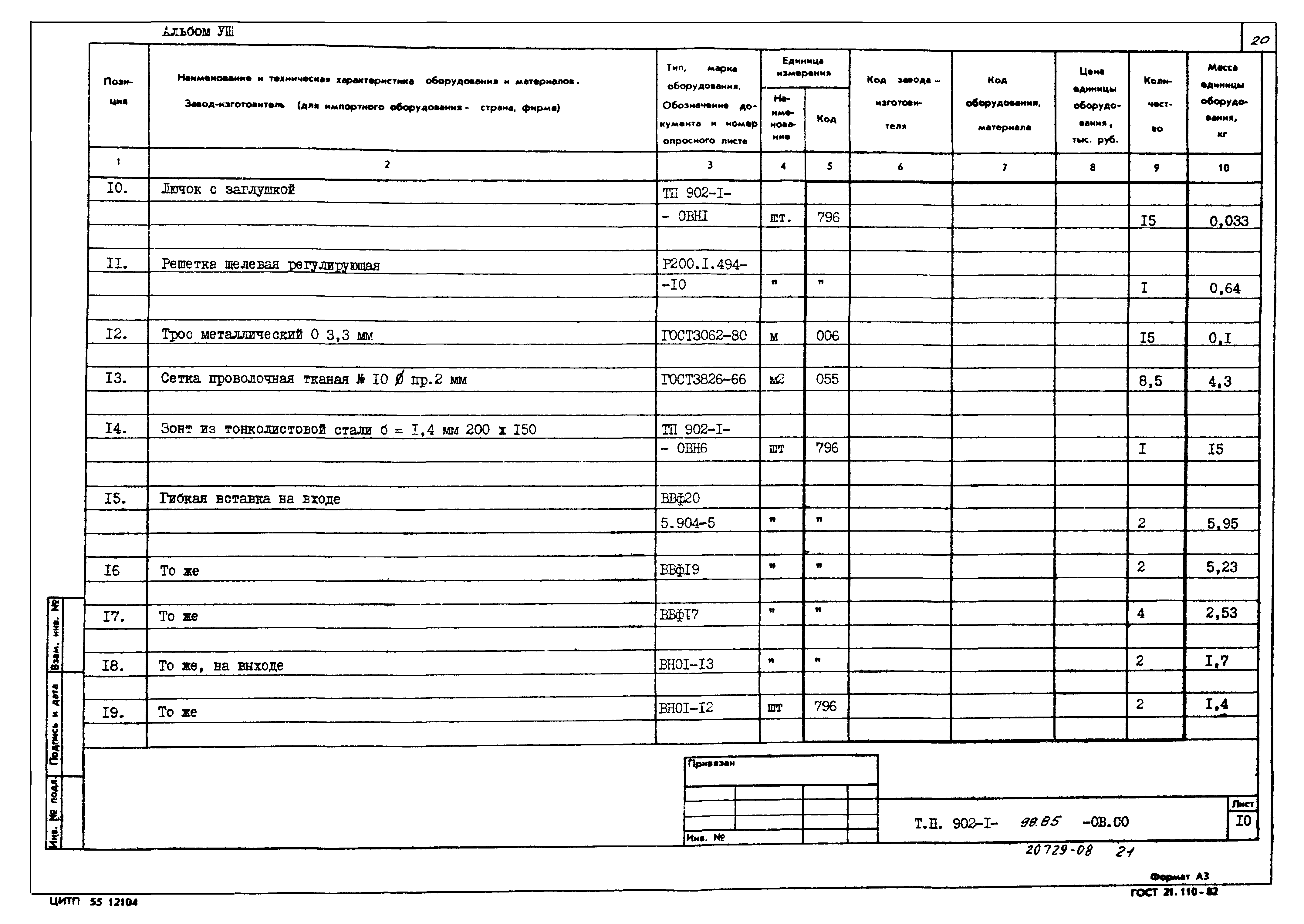 Типовой проект 902-1-99.85