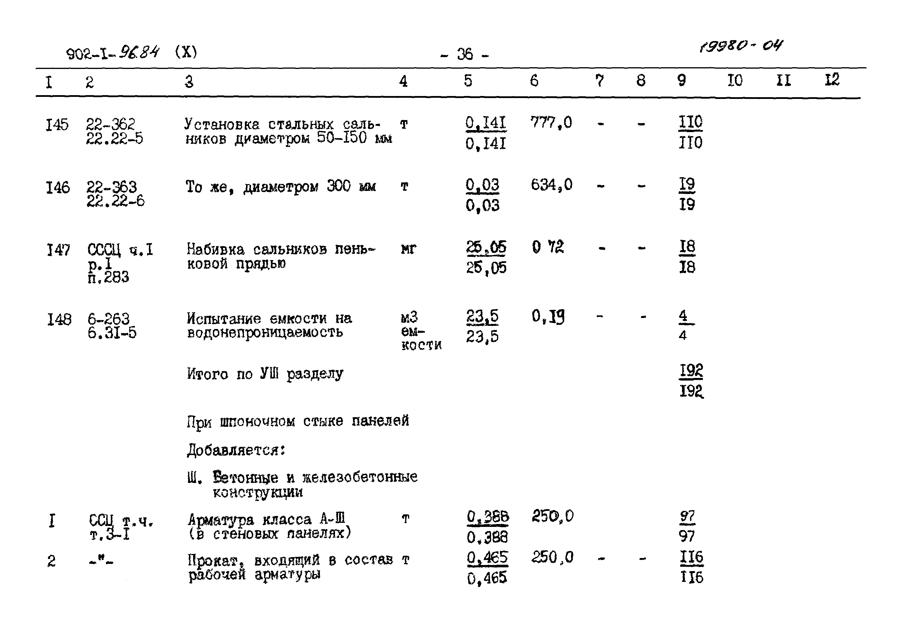 Типовой проект 902-1-96.84