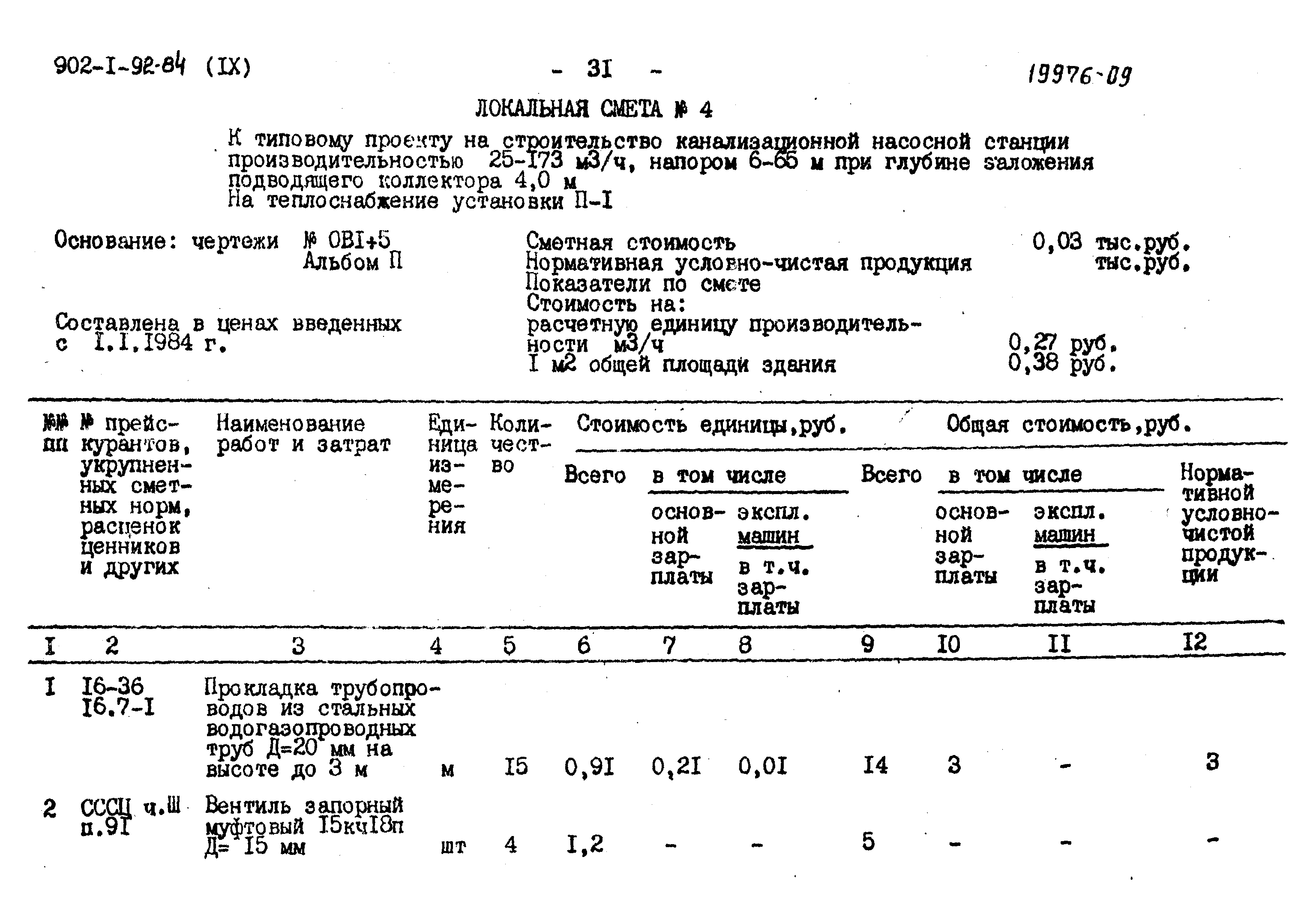 Типовой проект 902-1-96.84