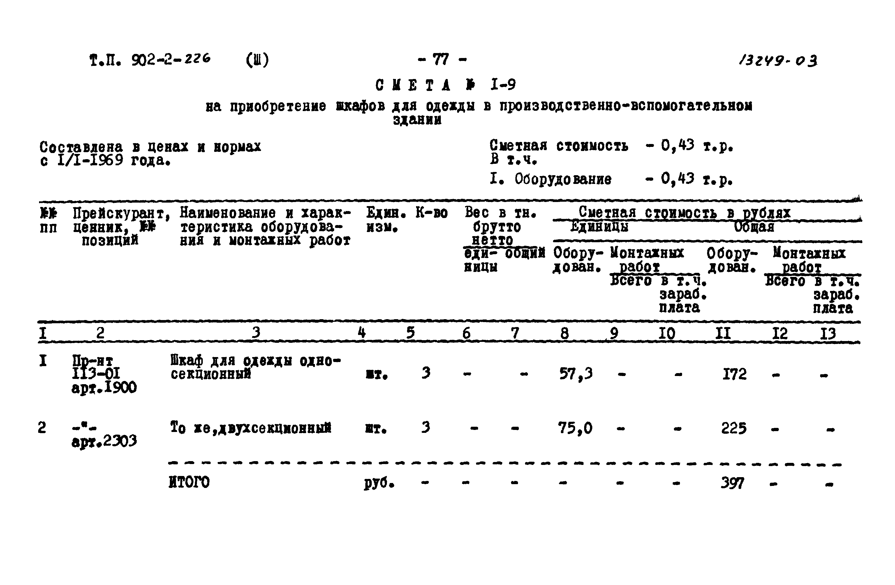 Типовой проект 902-2-226