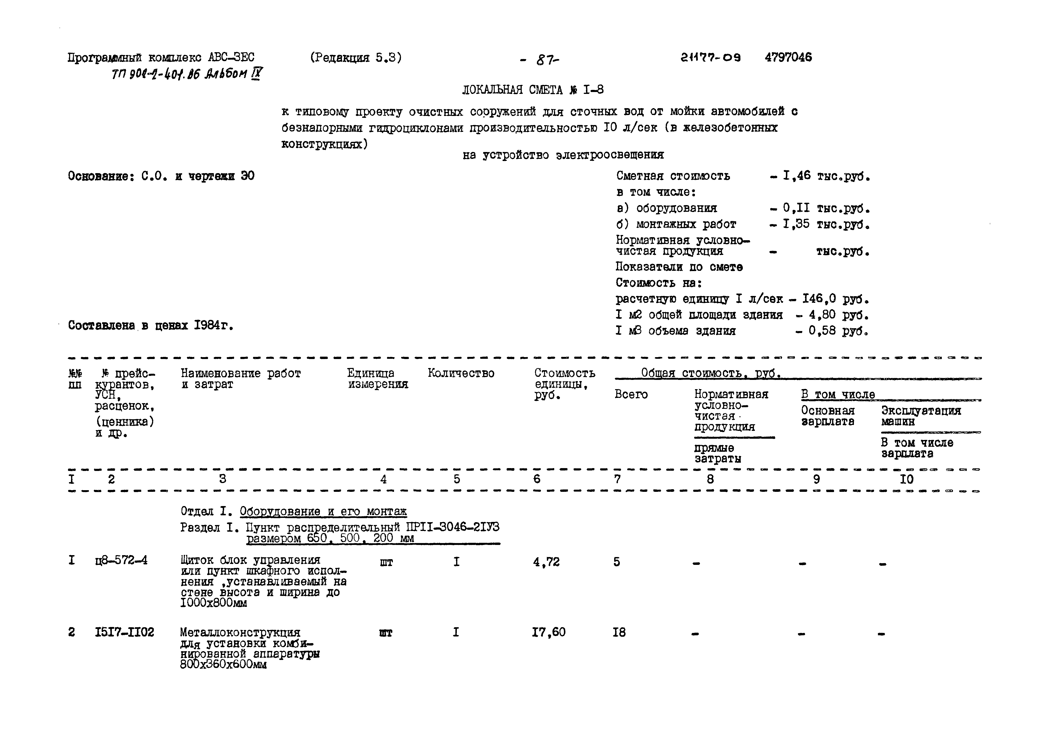 Типовой проект 902-2-401.86