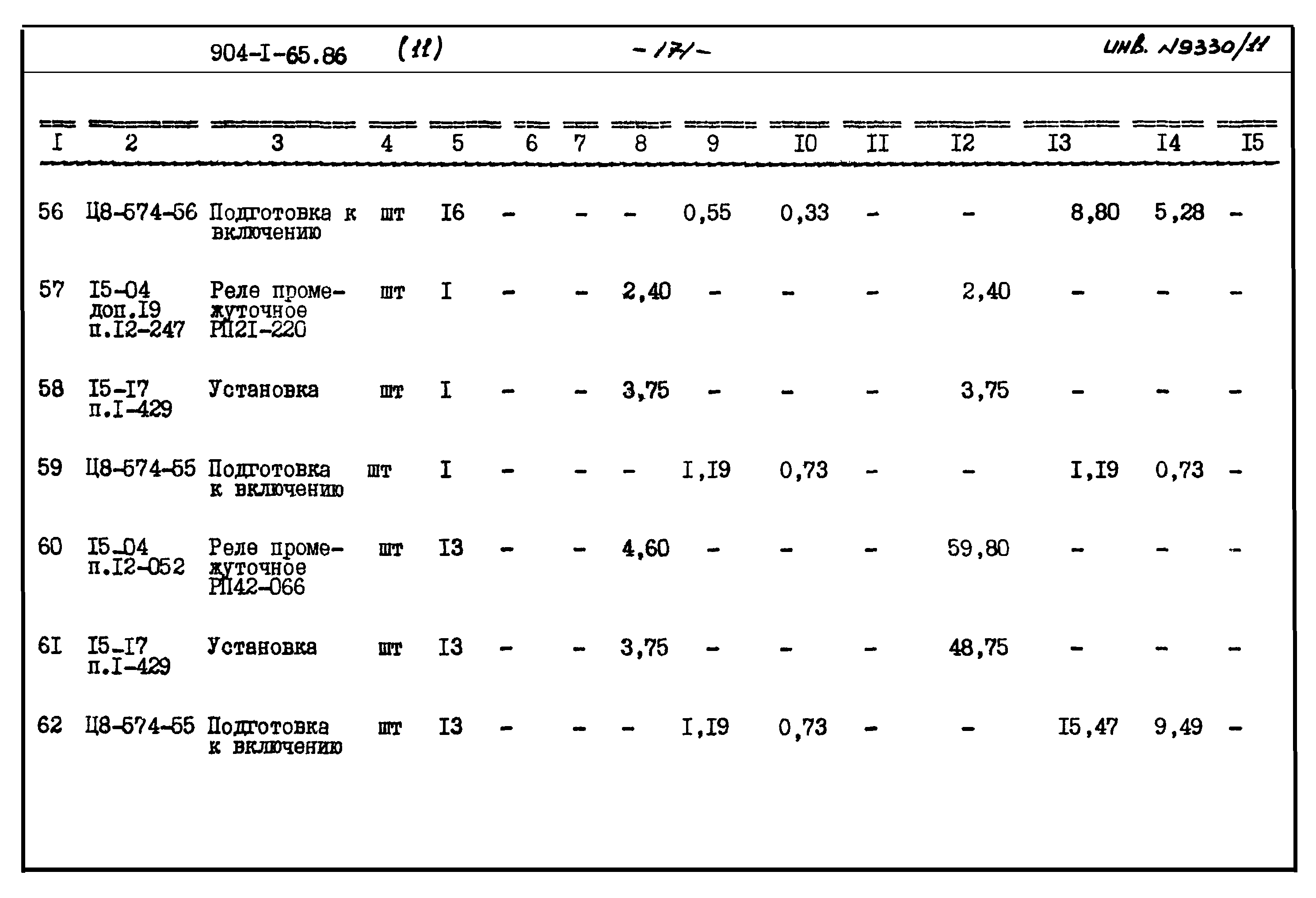 Типовой проект 904-1-65.86