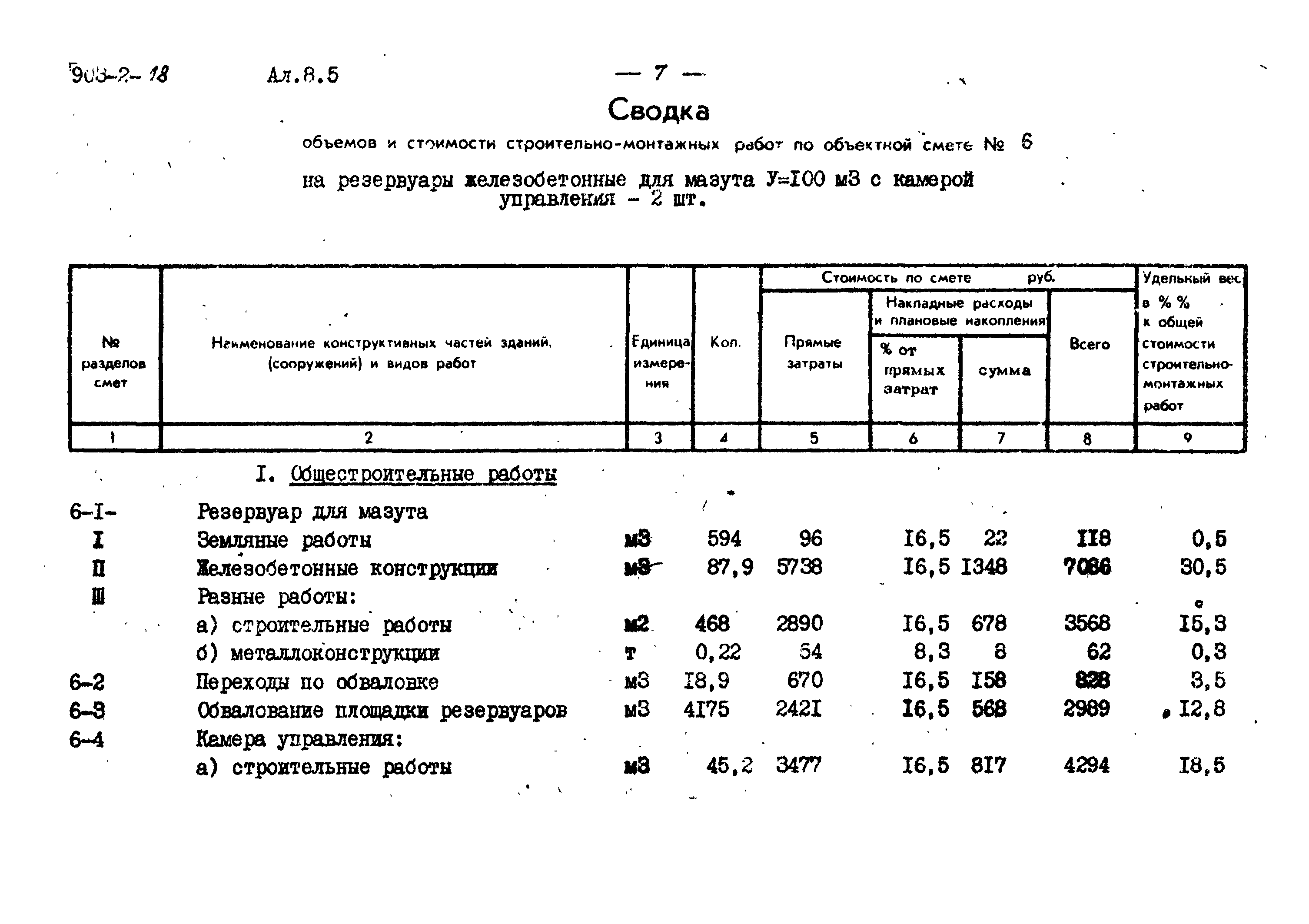 Типовой проект 903-2-18