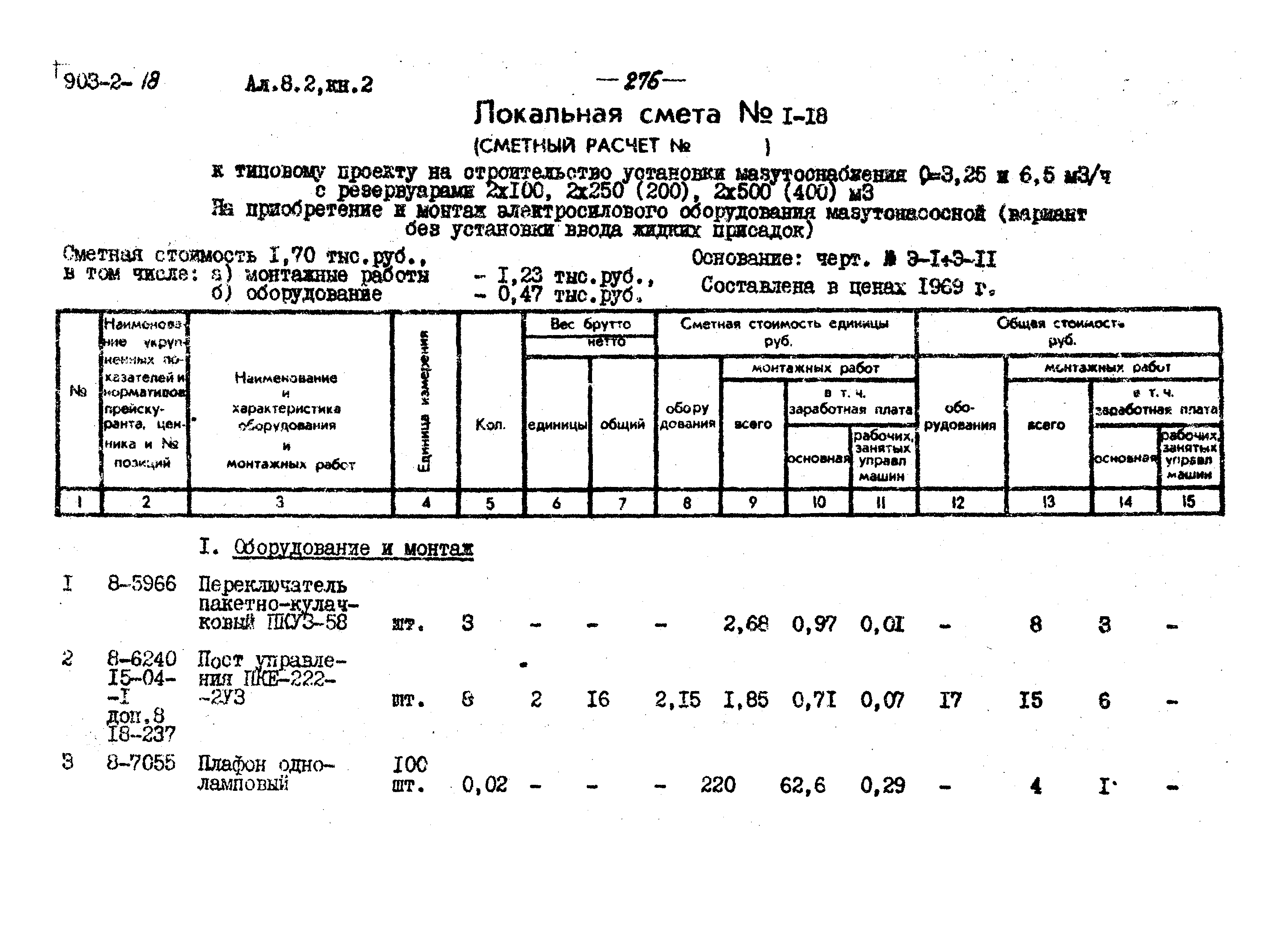 Типовой проект 903-2-18