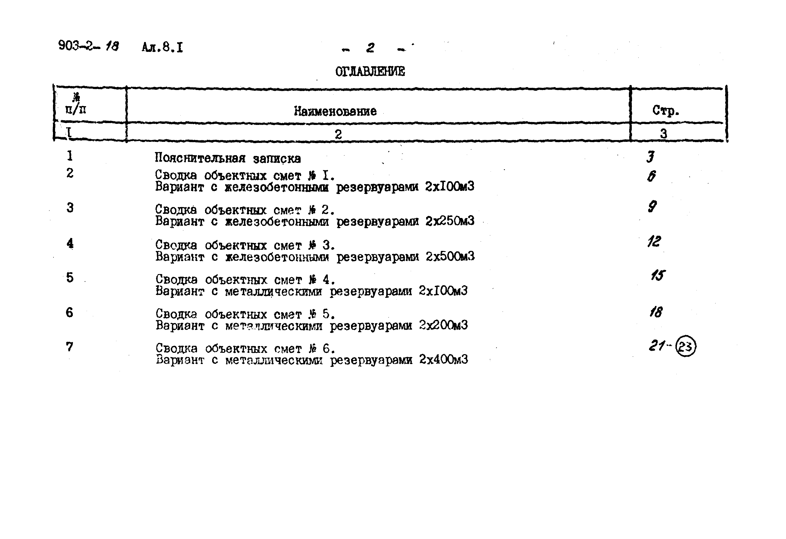 Типовой проект 903-2-18