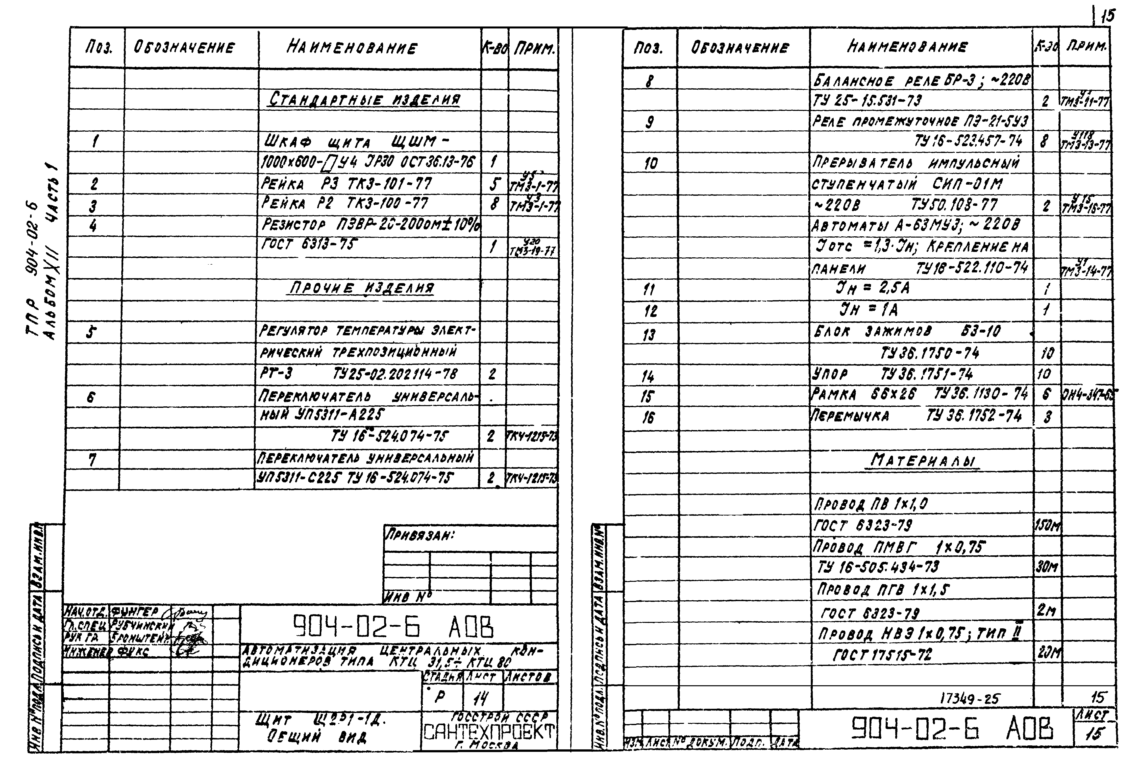 Типовые проектные решения 904-02-6