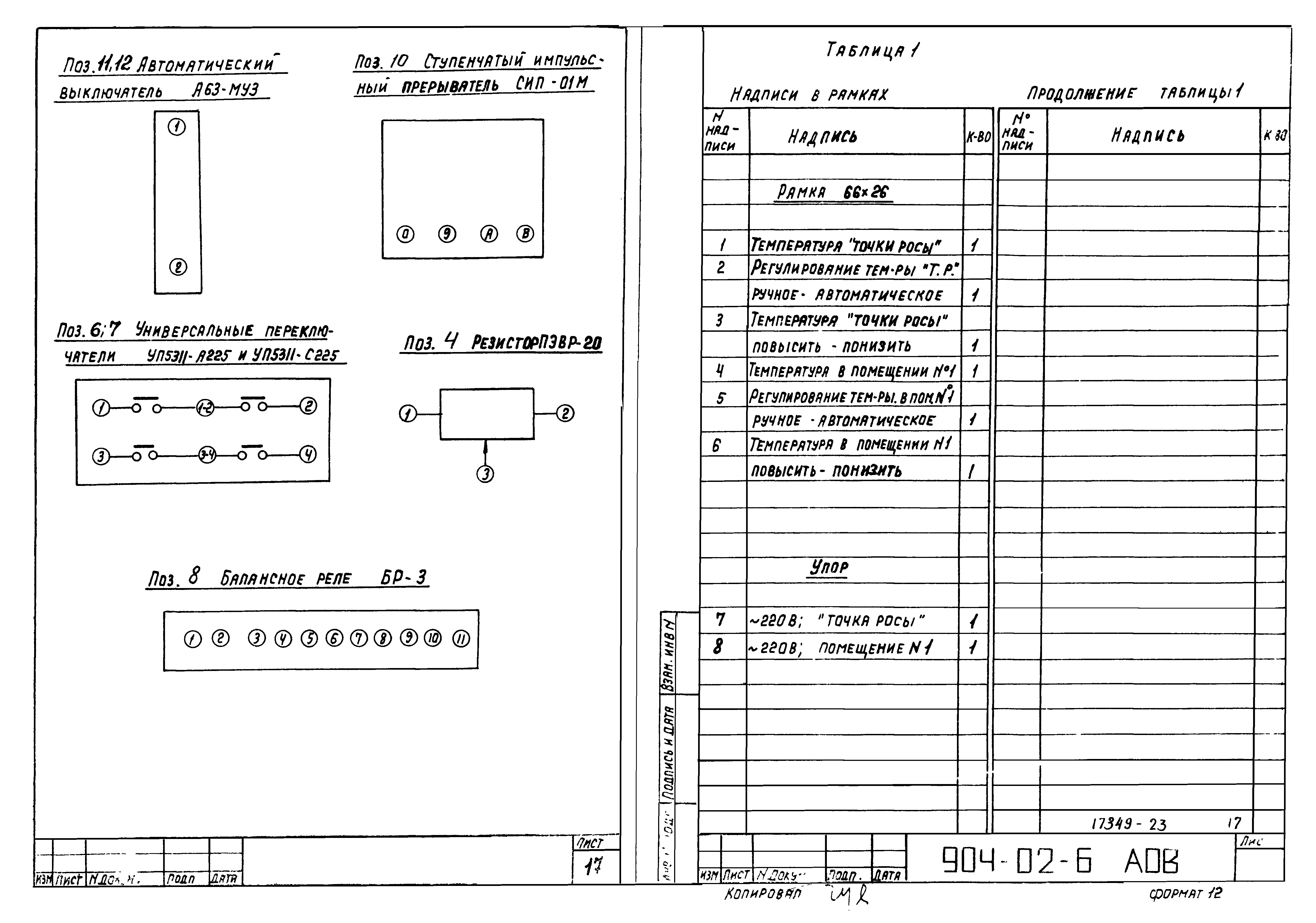 Типовые проектные решения 904-02-6