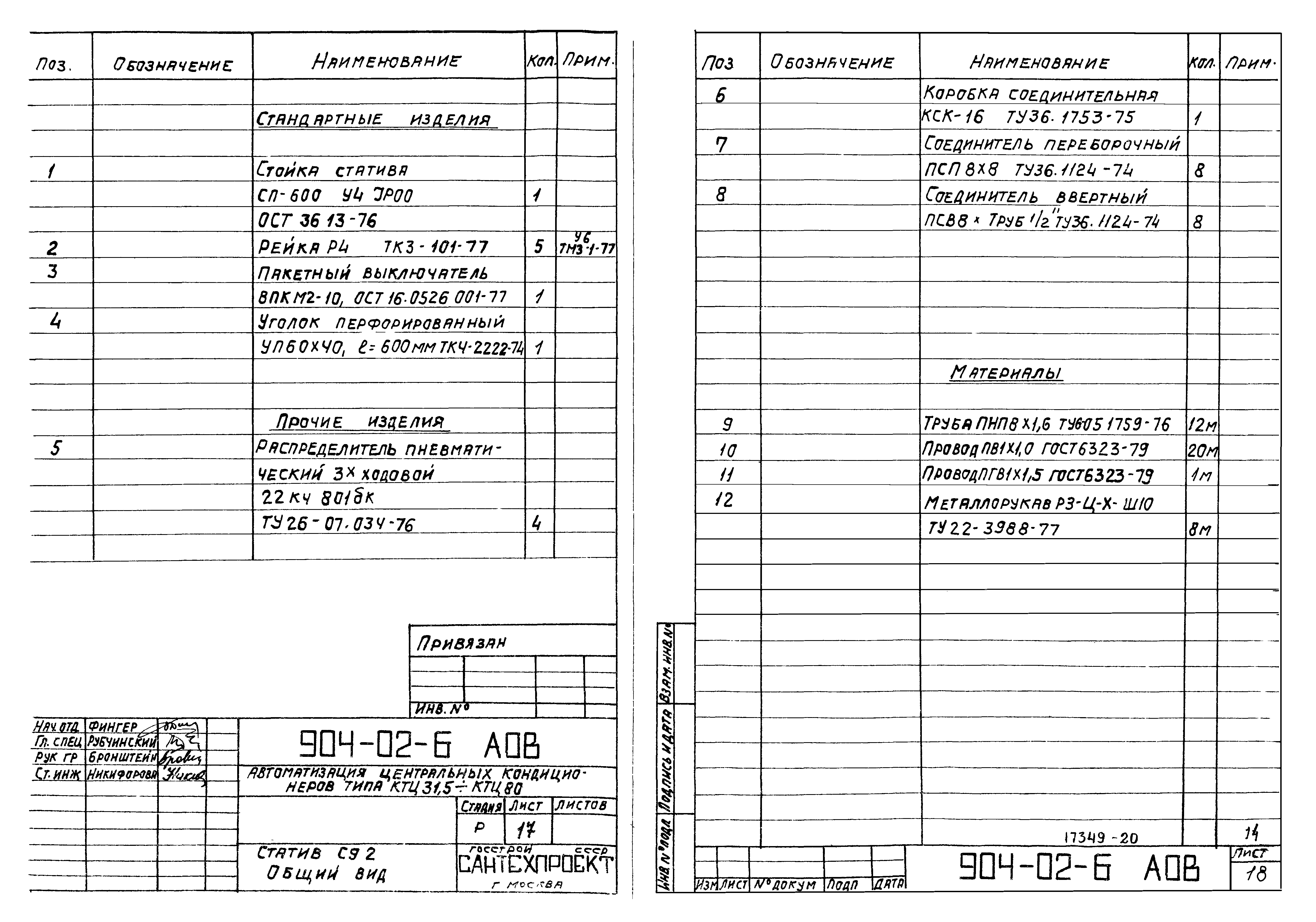 Типовые проектные решения 904-02-6