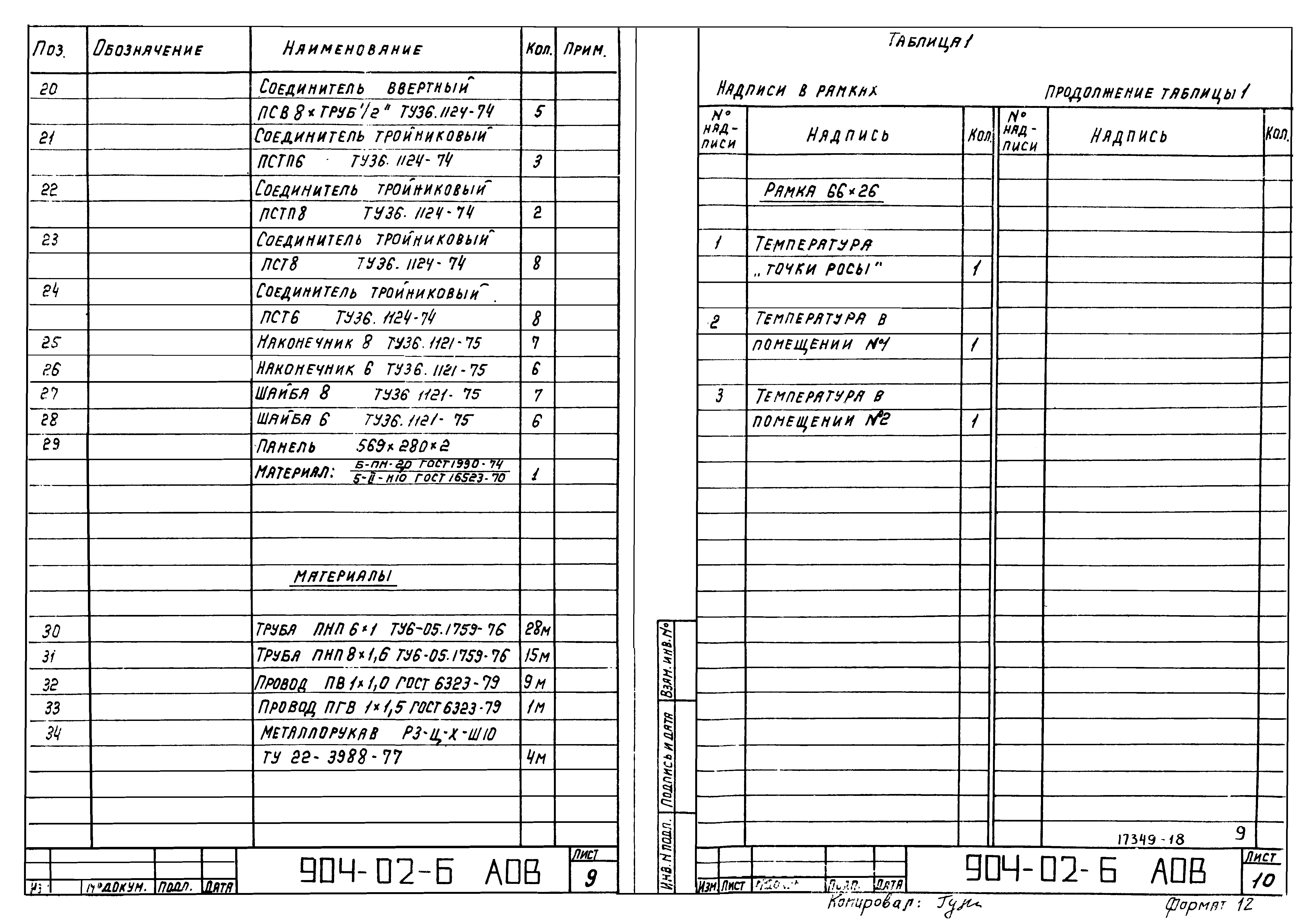 Типовые проектные решения 904-02-6