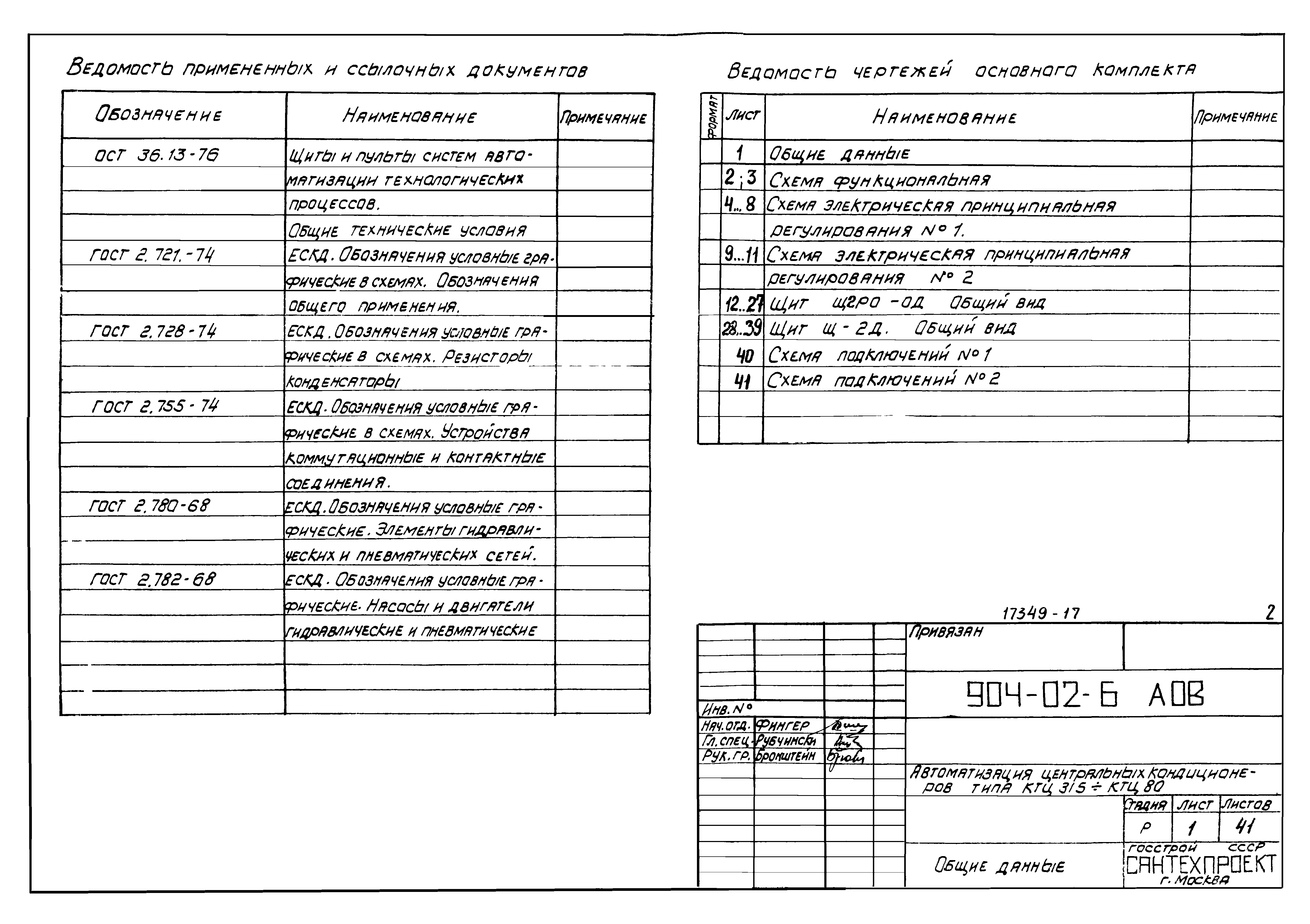 Типовые проектные решения 904-02-6